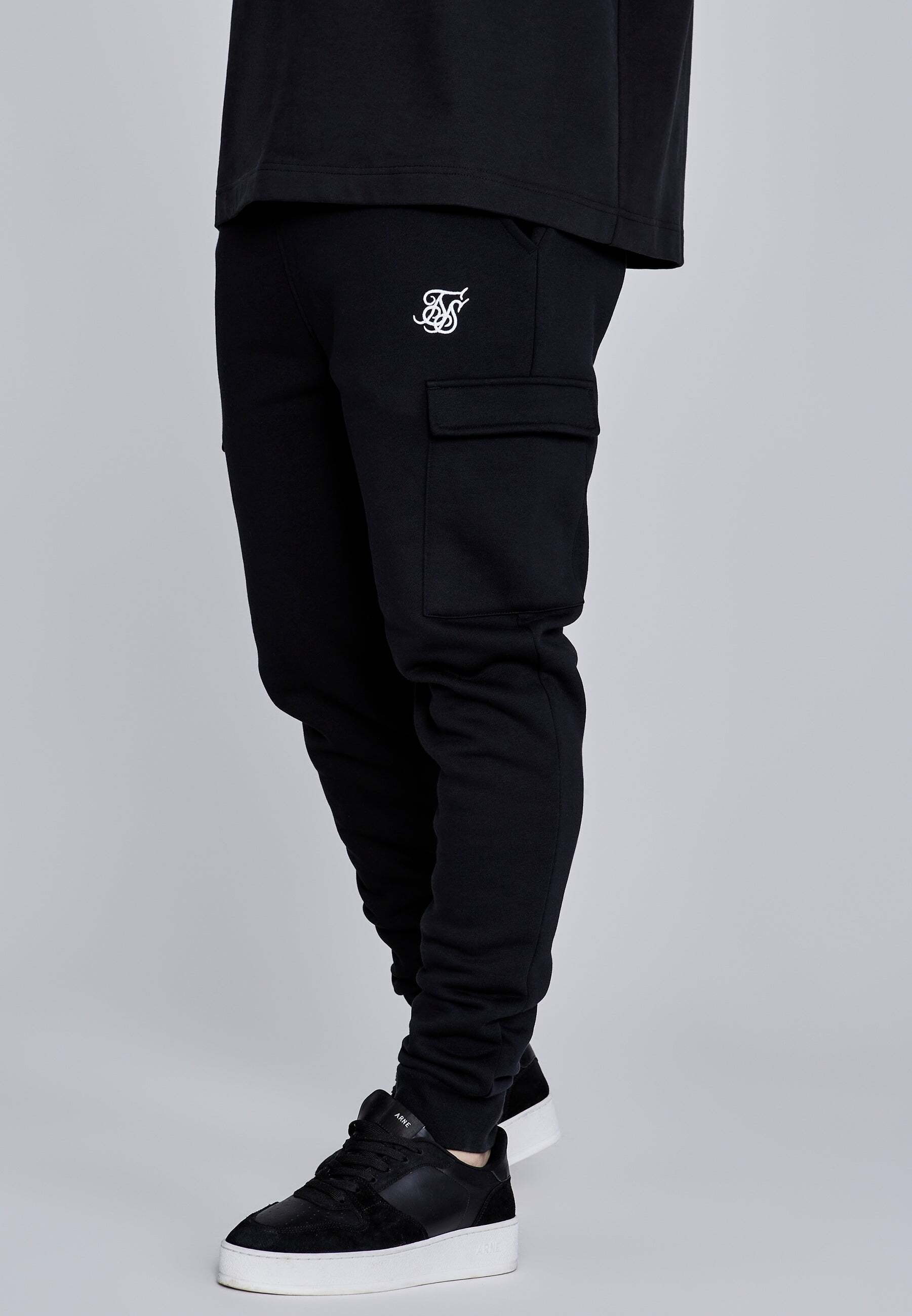 Siksilk Pantalon cargo »Siksilk Cargohose Essentials Cargo Joggers«