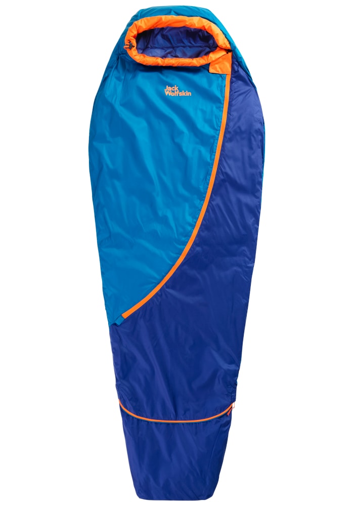 Jack Wolfskin Sac de couchage pour enfants »GROW UP MOONRISE« Sac de couchage enfant, chaud, longueur ajustable