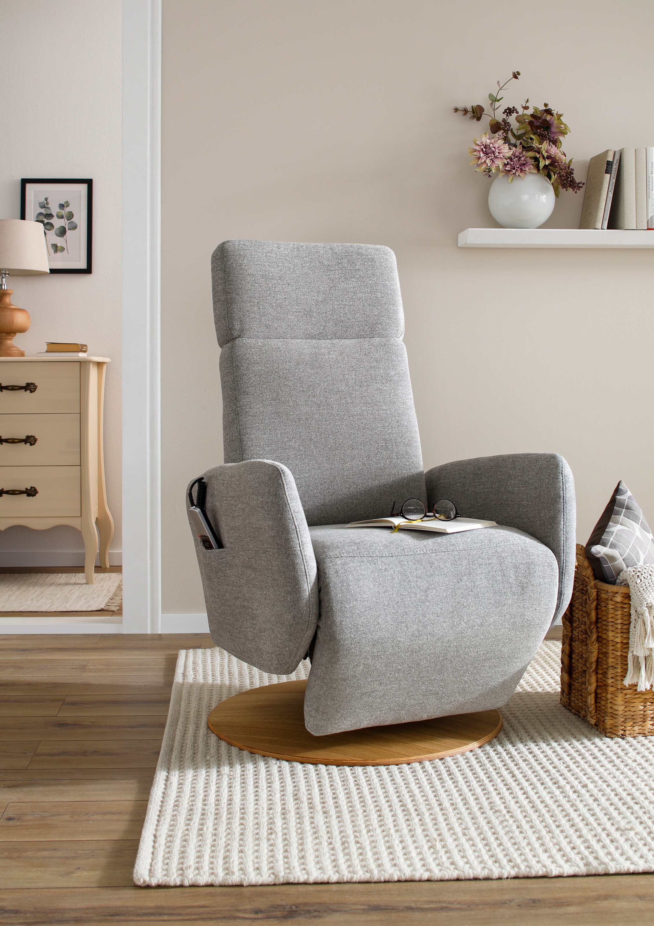 sit&more TV-Sessel "Kobra" wahlweise mit 2 Motoren, 2 Motoren und Akku oder mit 2 Motoren