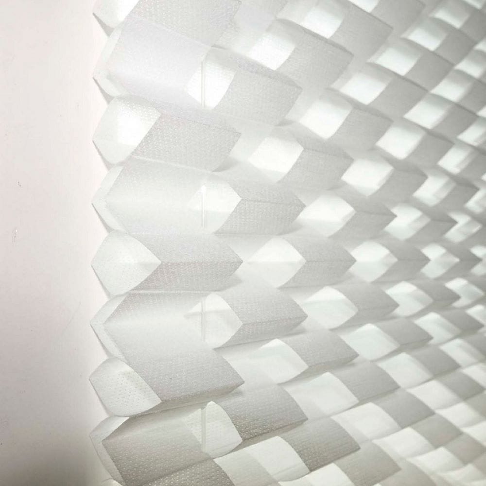 K-HOME Plissé »Diamantplissee von K-home, 3D-Effekt, patentiertes Design« protection contre la lumière Aucun perçage requis sous tension