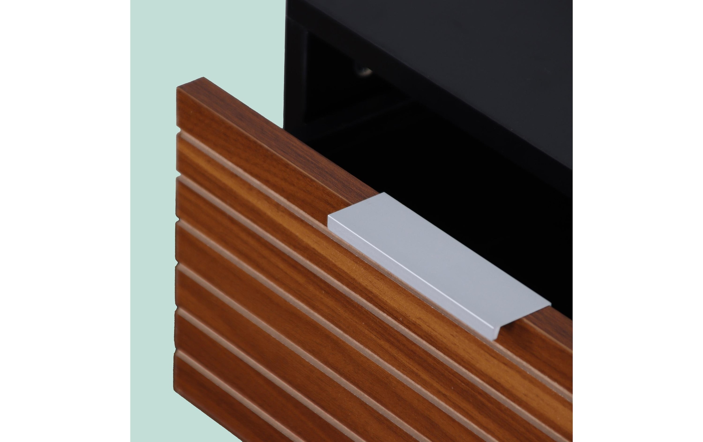 relaxdays Nachttisch »mit 2 Schubladen 40 x 50 cm« Beistelltisch in Holzoptik