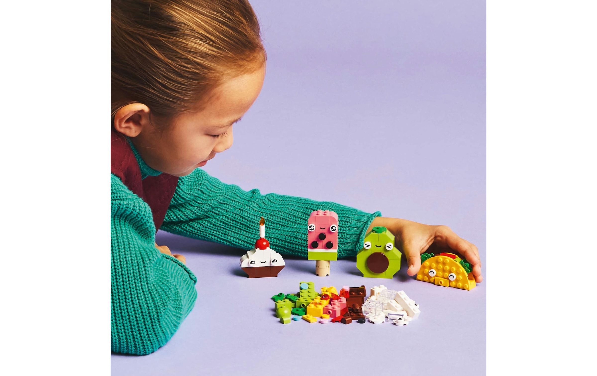 LEGO® Spielbausteine »Classic Kreativer Snack Bauspass 11039«, (150 St.)