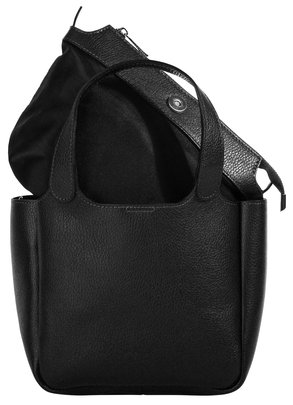 Cluty Henkeltasche echt Leder, Made in Italy