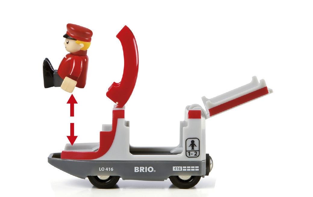 BRIO® Spielzeugeisenbahn-Erweiterung »BRIO® WORLD Eisenbahn Starter Set A«, (Set), mit Spielzeugeisenbahn