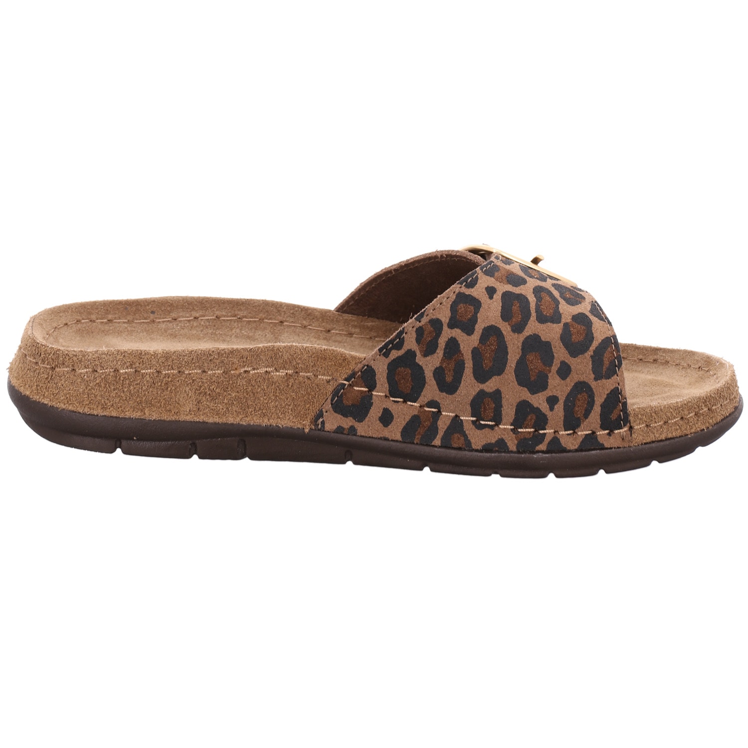 Rohde Pantolette »Rodigo Leo«  chaussure d'été, chaussure de plage avec motif léopard