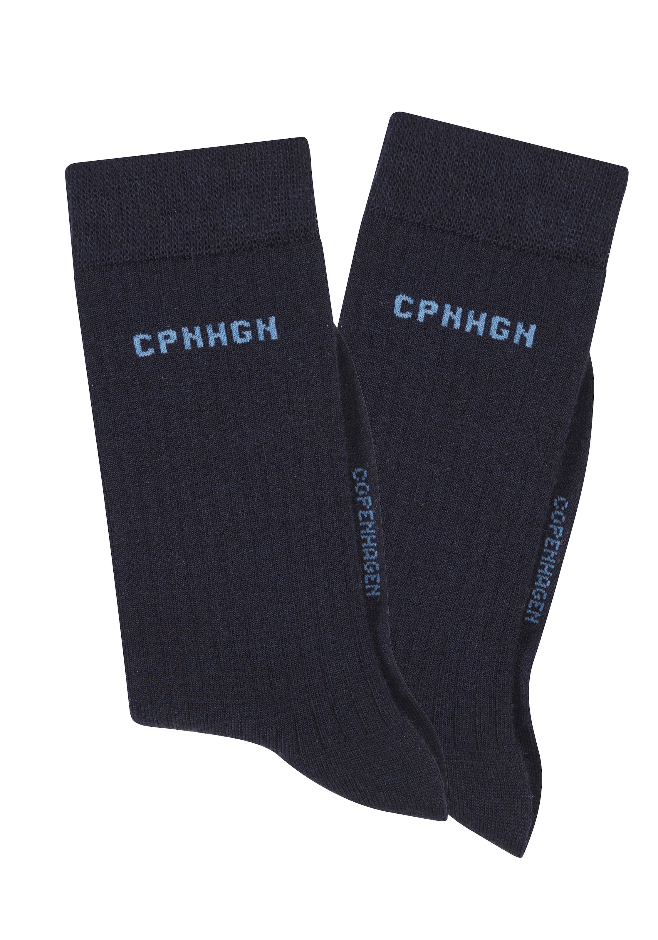 Copenhagen Studios Chaussettes basiques Paquet, 2 Couple tlg. Côtelé, avec laine chaude