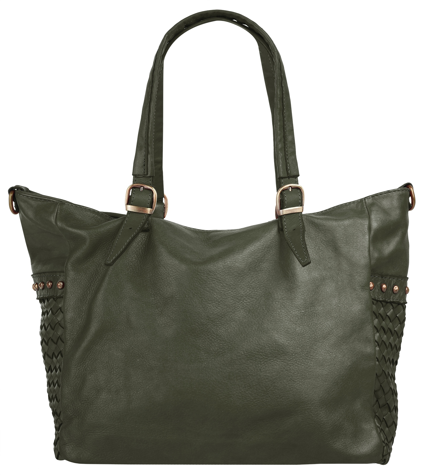 Samantha Look Shopper echt Leder, Made in Italy