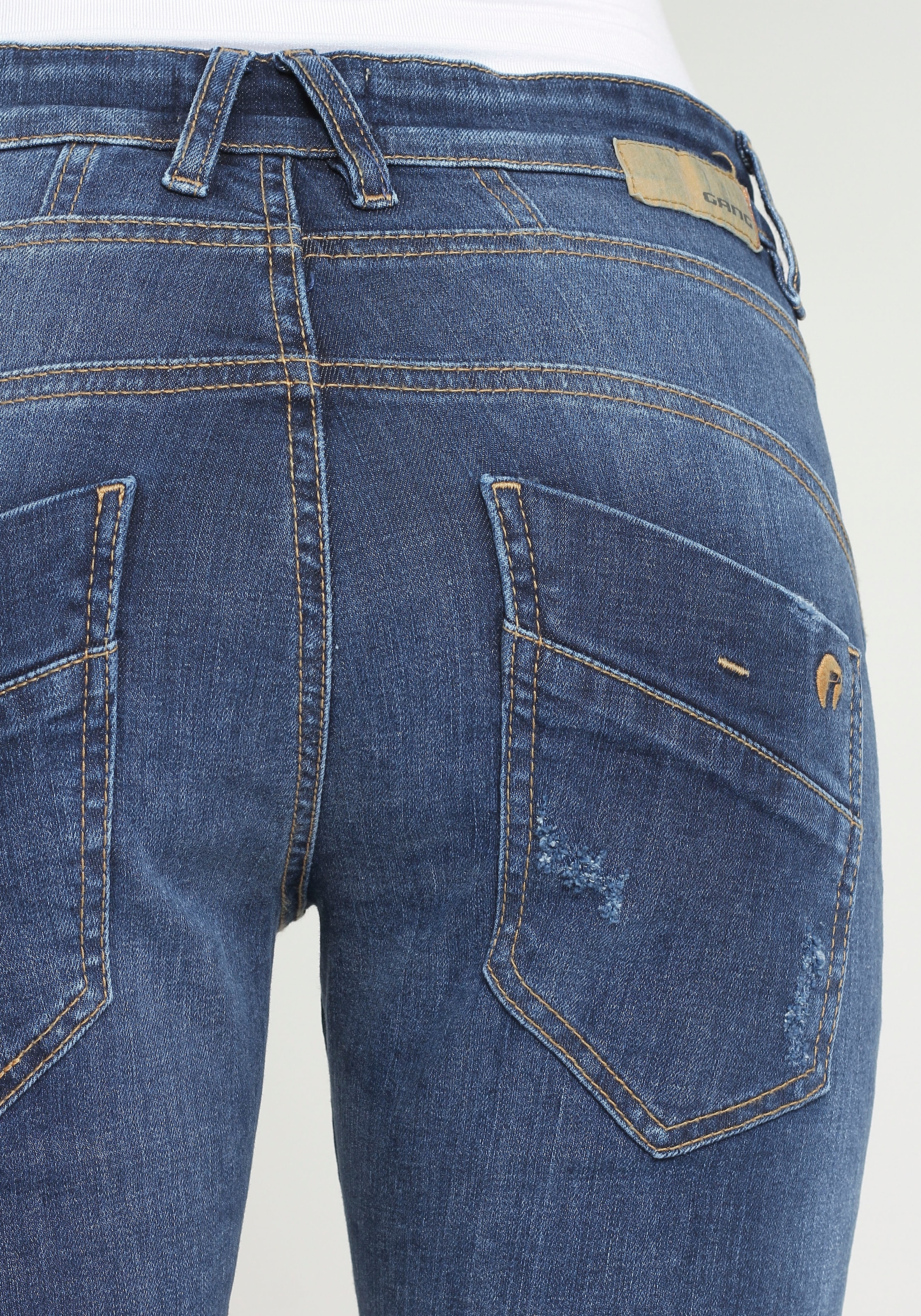 ♕ GANG Relax-fit-Jeans »94Gerda«, mit versandkostenfrei halb Knopfleiste offener bestellen
