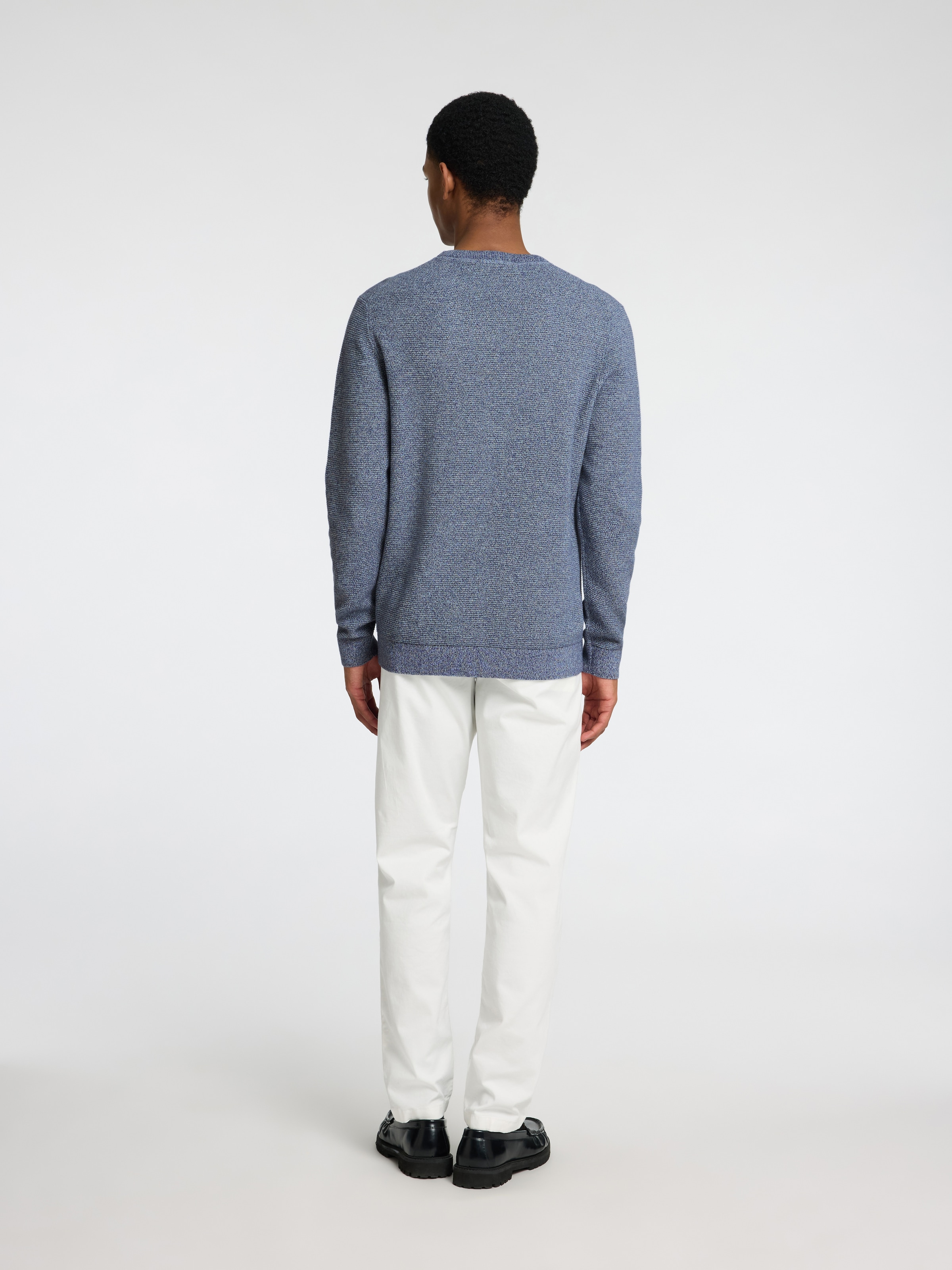 SELECTED HOMME Strickpullover »SLHROSS LS KNIT STRUCTURE CREW NECK NOOS«