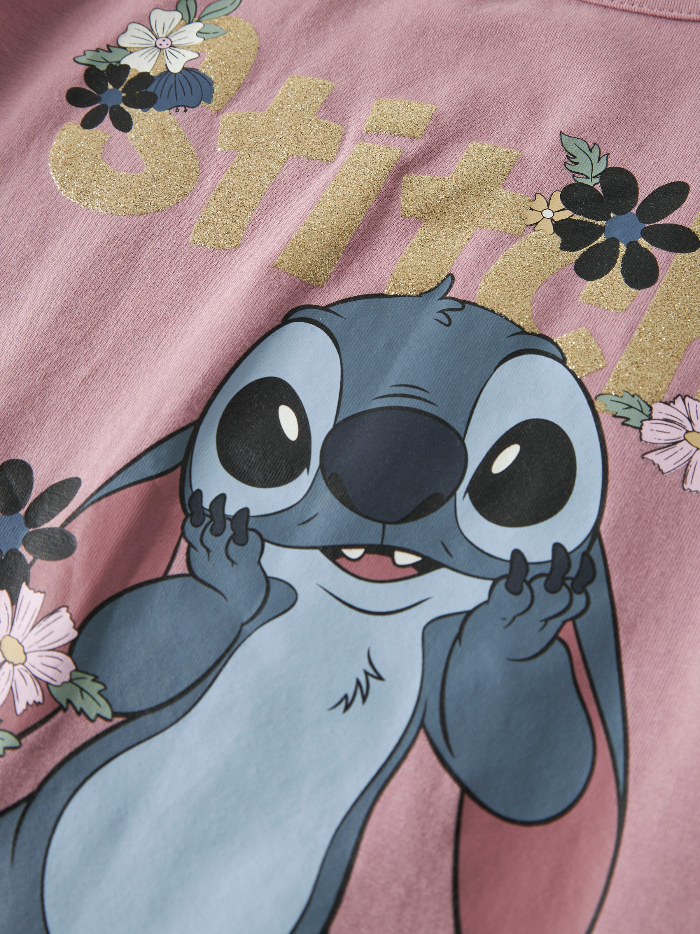 Name It T-shirt »NMFJINA STITCH LS TOP BOX NOOS WDI« mélange coton, coupe régulière