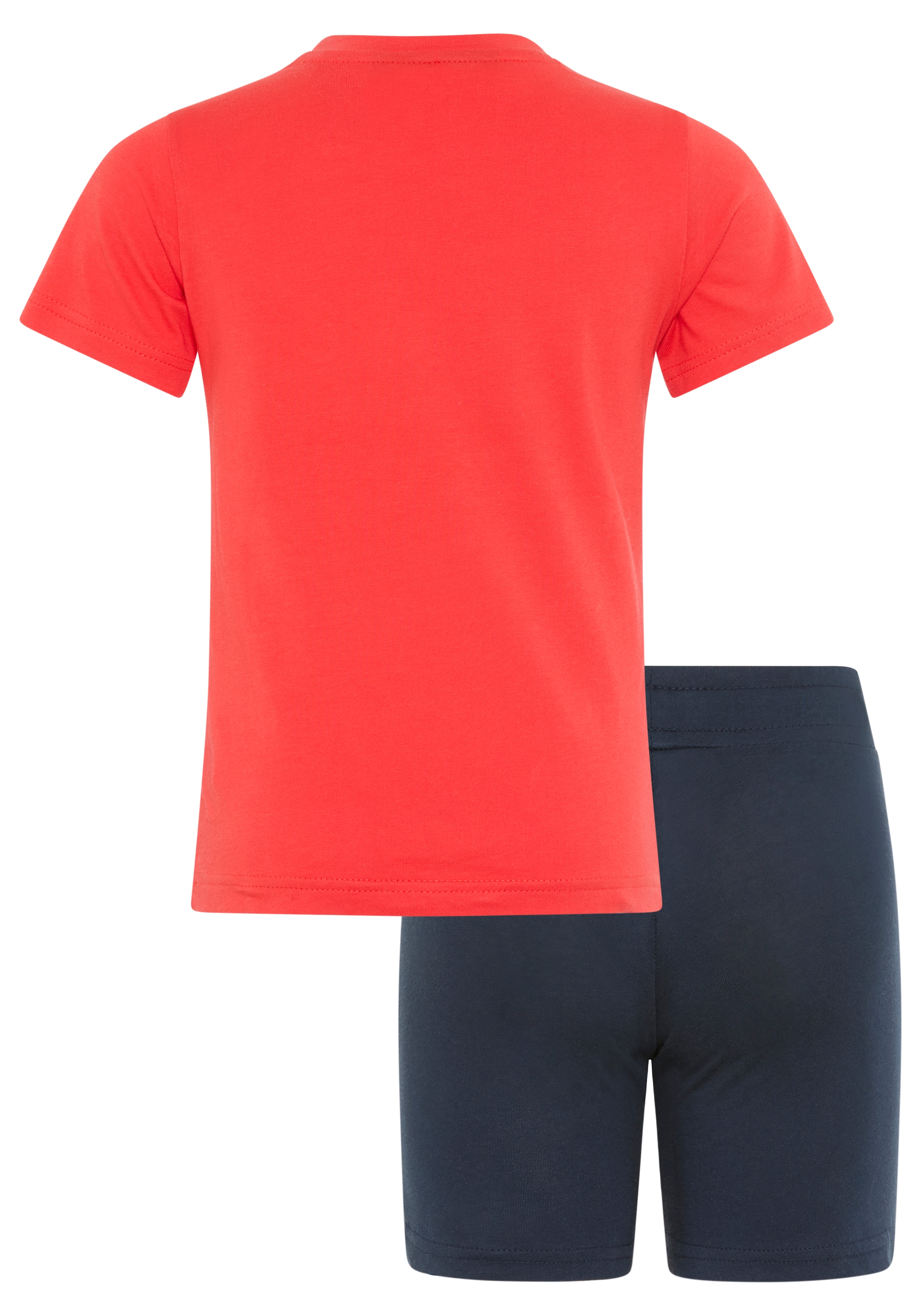 KIDSWORLD T-shirt & short »CARS 2tlg. Set T-Shirt+Hose: LIGHTNING MCQUEEN - Disney« Ensemble, 2 pièces ensemble en coton. Taille petit, veuillez commander une taille au-dessus