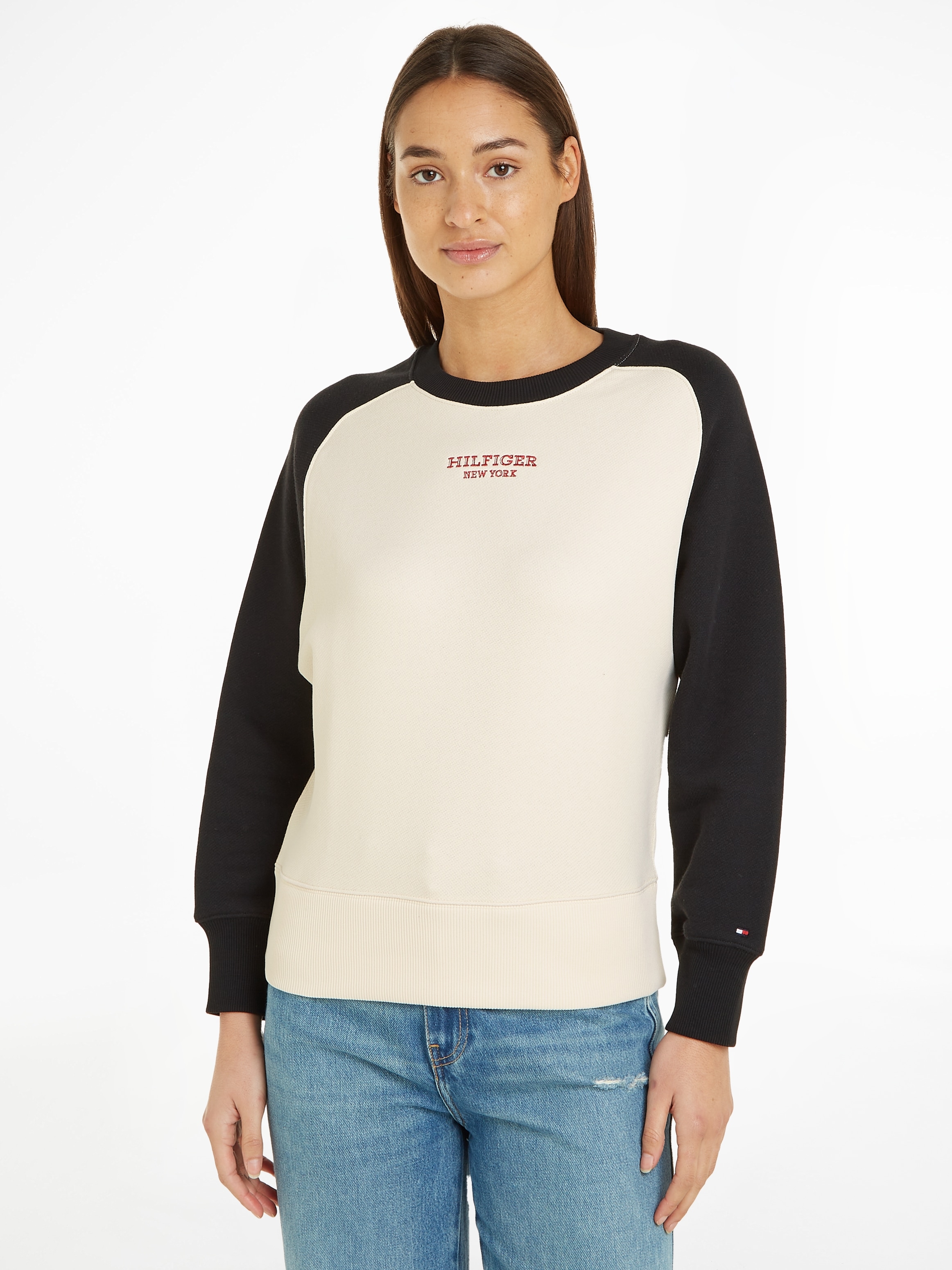 Tommy Hilfiger Sweatshirt »RLX MONOTYPE CLRBLK SWEATSHIRT«, mit Logoschriftzug