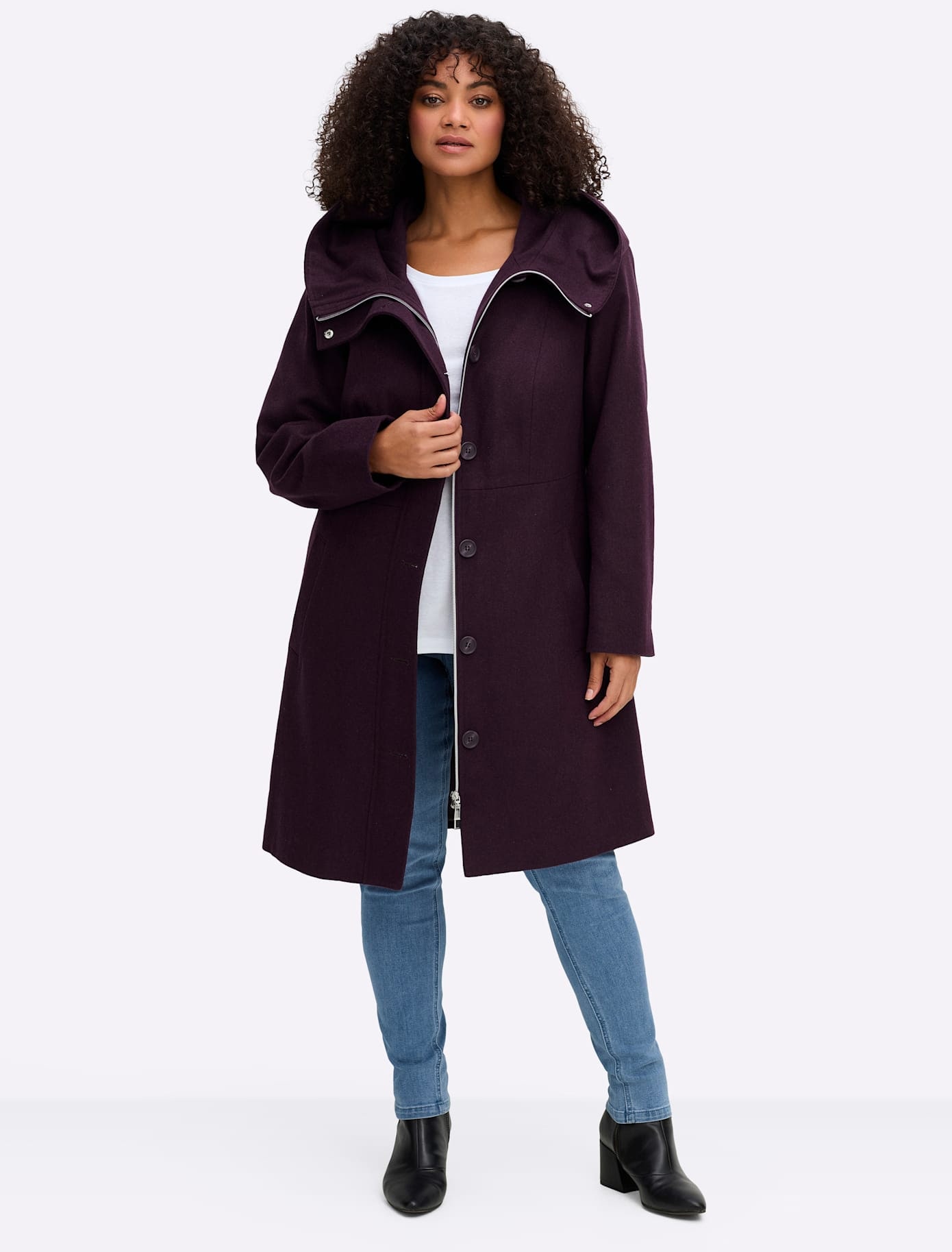 Sheego Manteau court