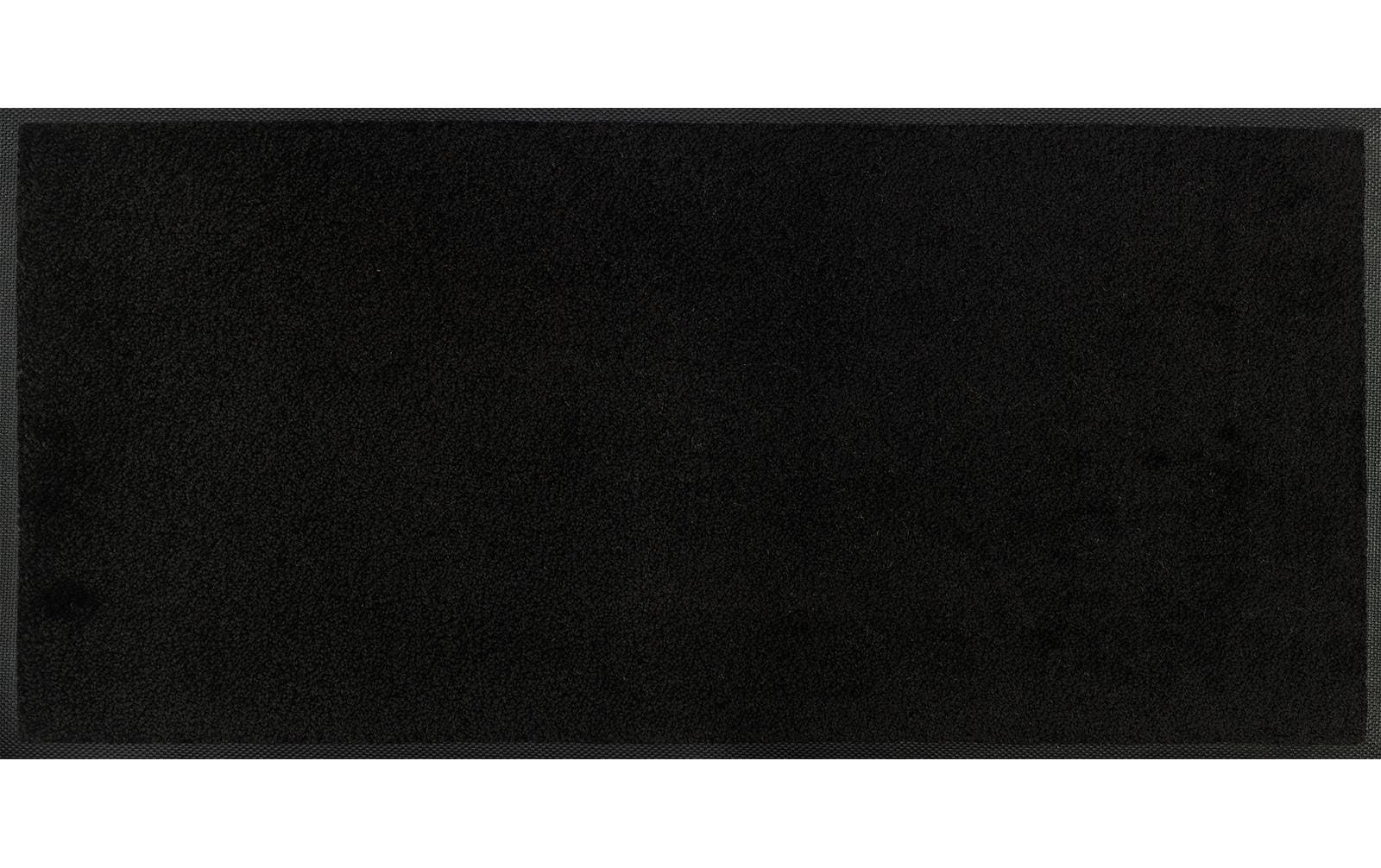 Image of wash+dry by Kleen-Tex Fussmatte "Schuhgrösse Fussmatte, Schwarz" quadratisch