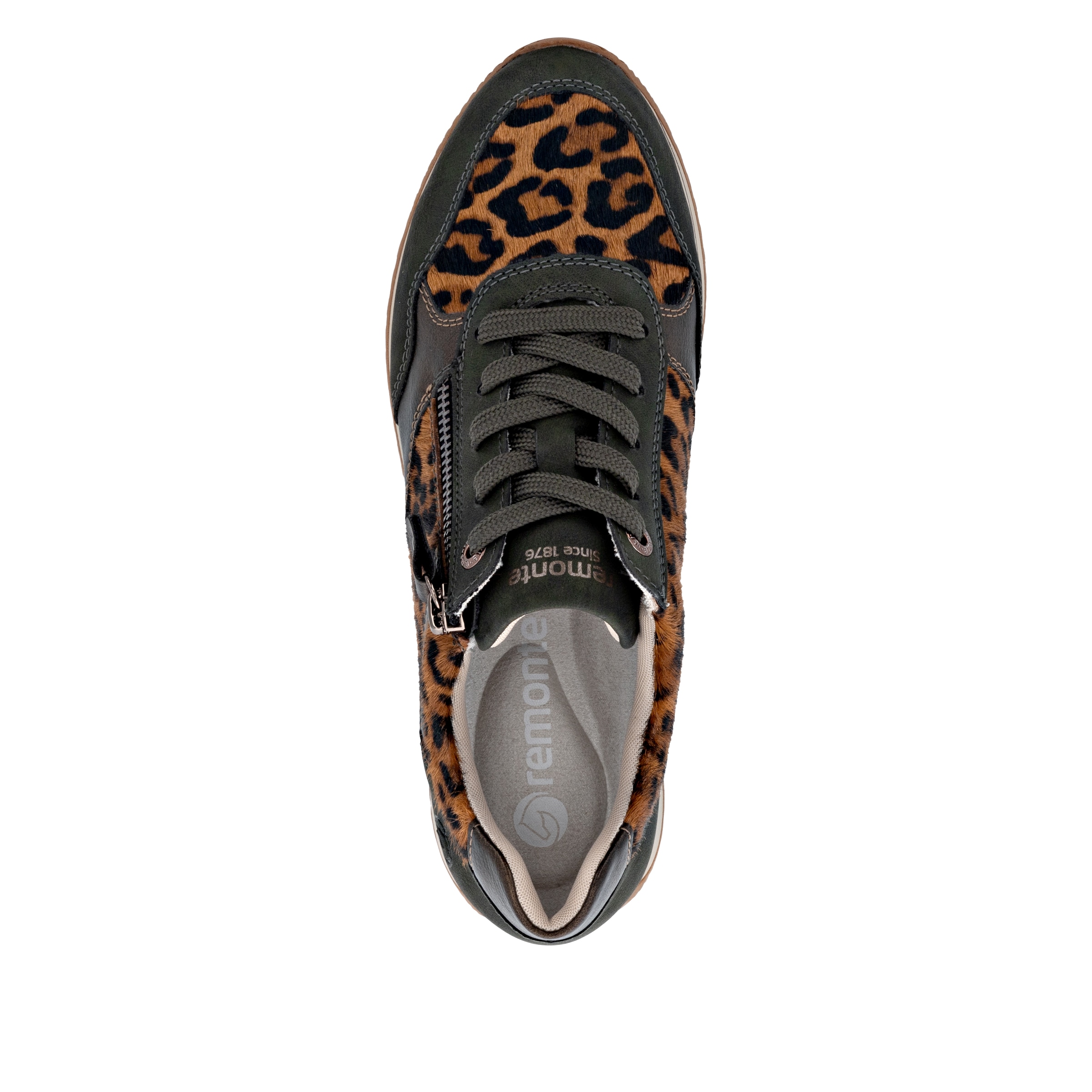 Remonte Keilsneaker  Schnürschuh, Halbschuh, Casual-Sneaker mit Innenreissverschluss