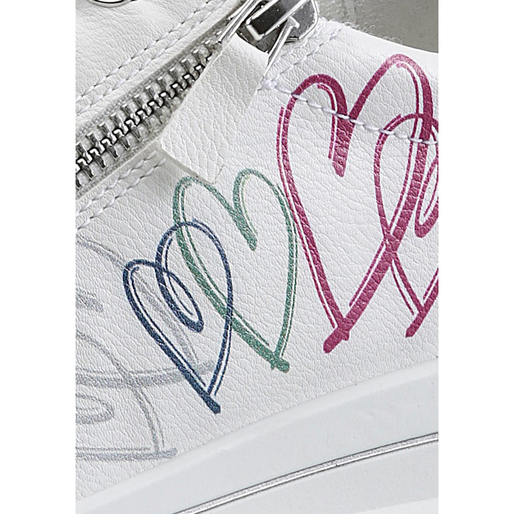 Ara Sneaker »OSAKA«, mit High Soft-Fussbett, H-Weite, Freizeitschuh, Halbschuh, Schnürschuh
