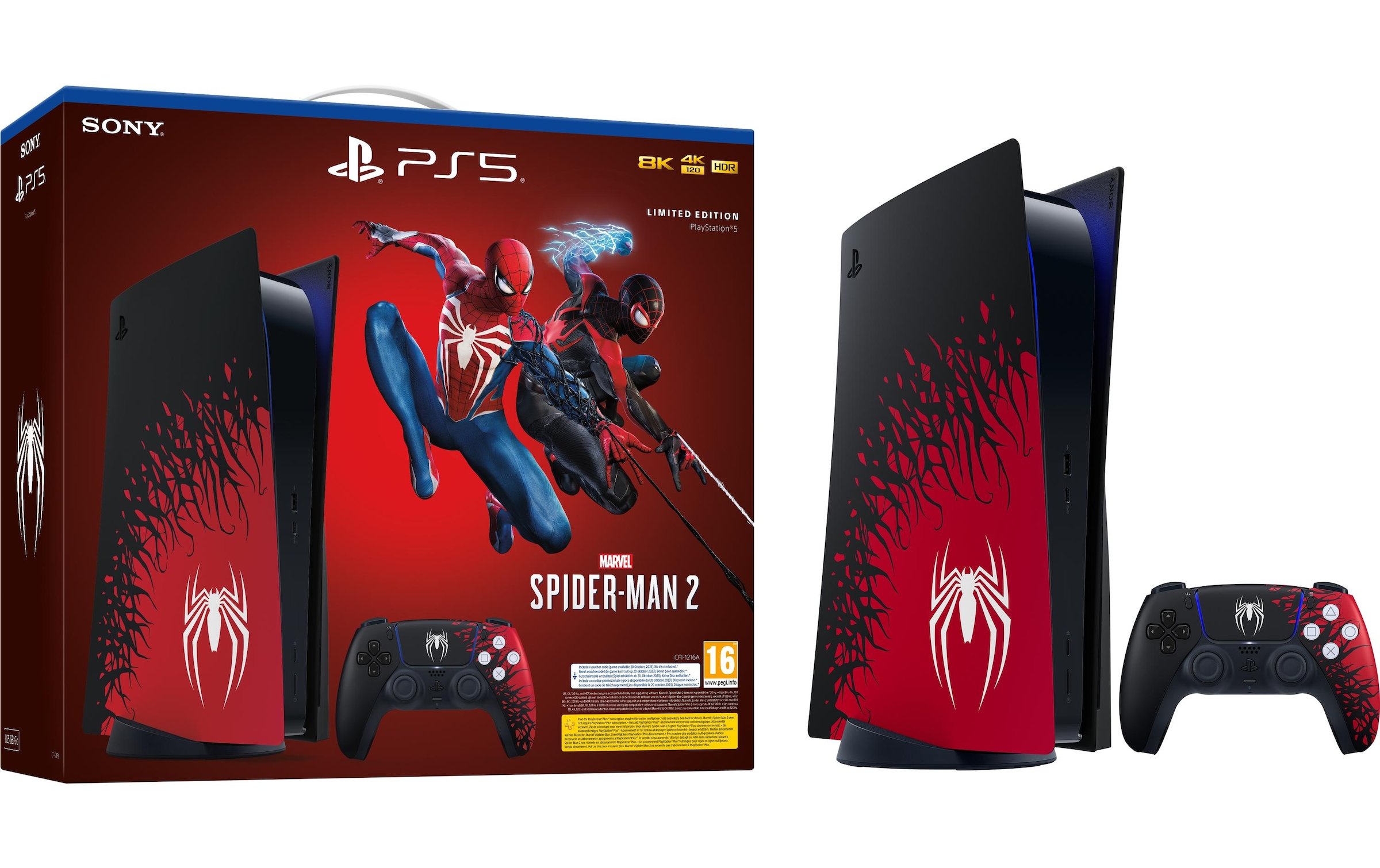 Sony Spielekonsole »5 825GB Spider-Man Bundle«