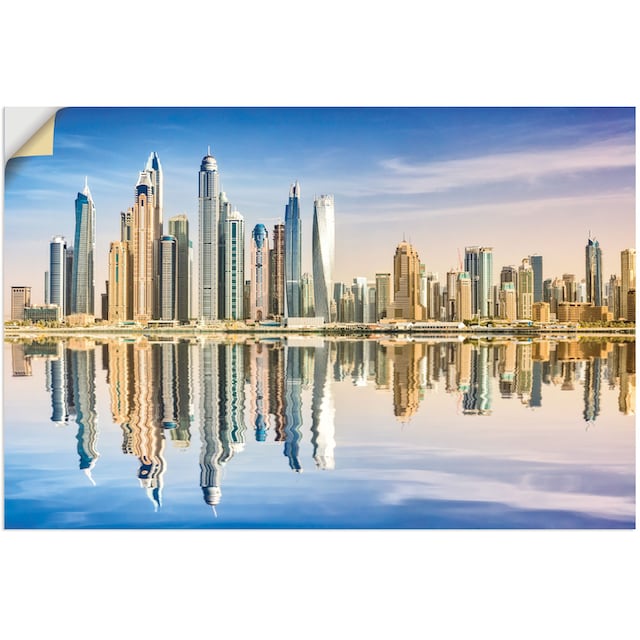Artland Wandbild »Dubai marina«, Bilder von Asien, (1 St.), als Alubild,  Leinwandbild, Wandaufkleber oder Poster in versch. Grössen günstig kaufen