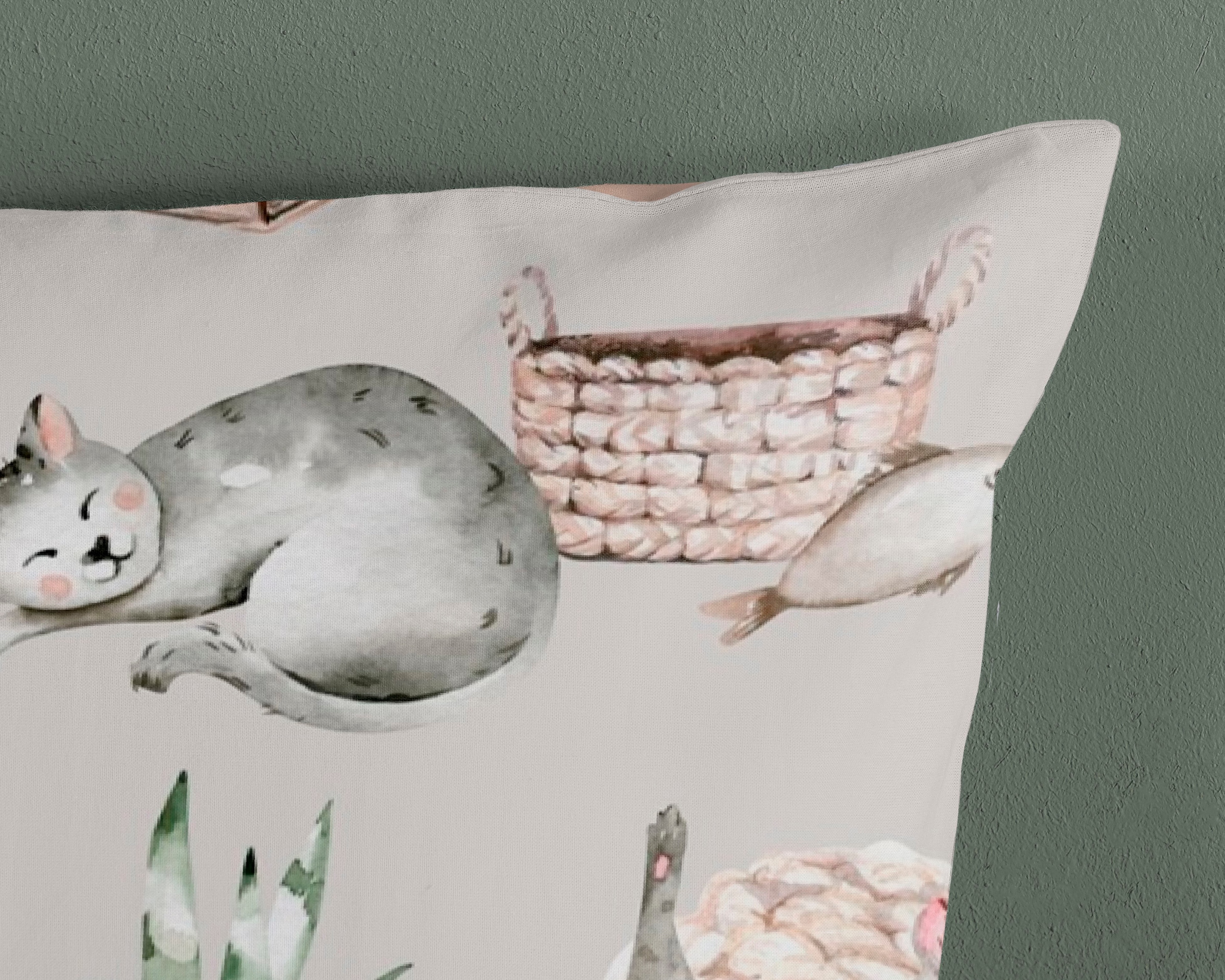 good morning Kinderbettwäsche »Catlife«, Baumwolle, 135x200, Reissverschluss, Wendeoptik, Kind, Katze, Grau