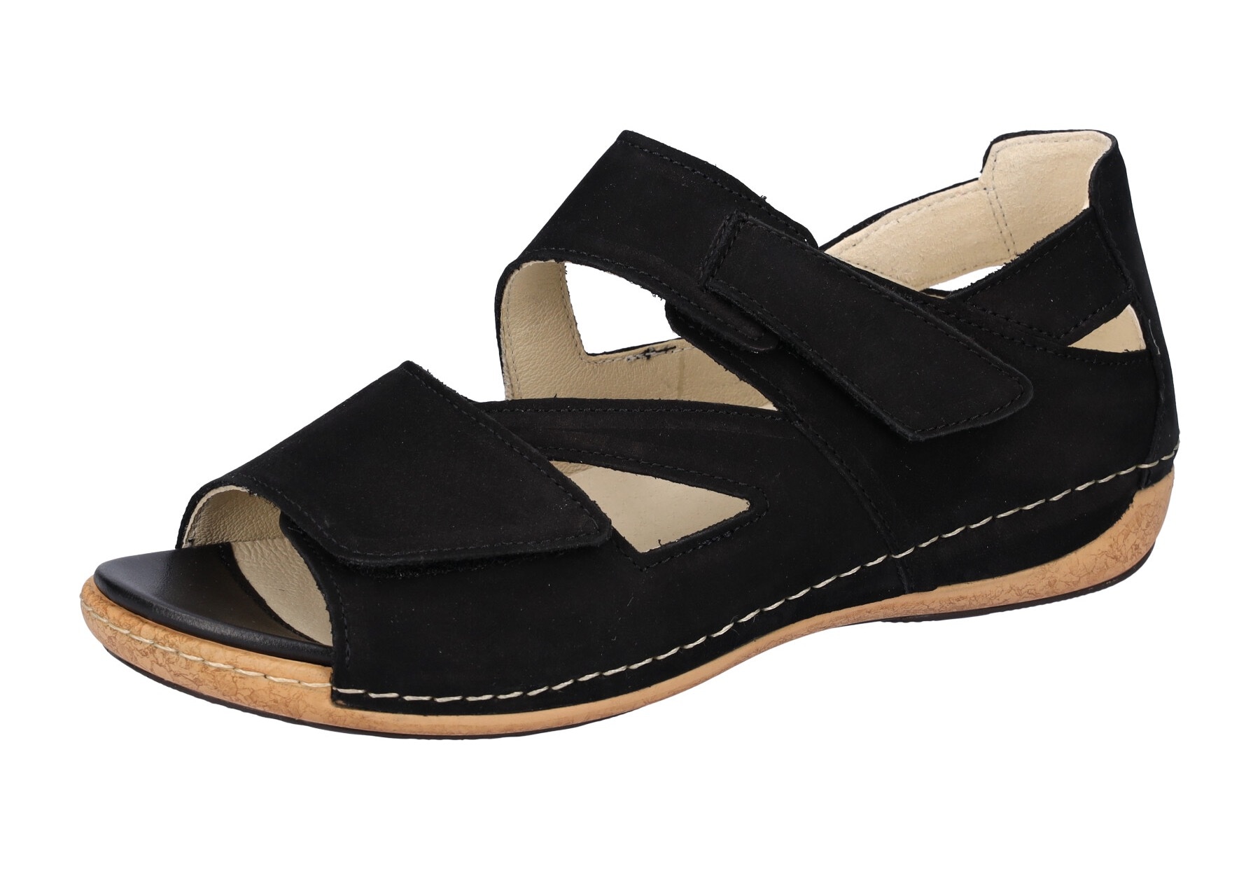 Waldläufer Sandale »HELIETT«  , Keilsandalette, Sommerschuh, Komfortschuh, Klettverschlüsse, H-Weite
