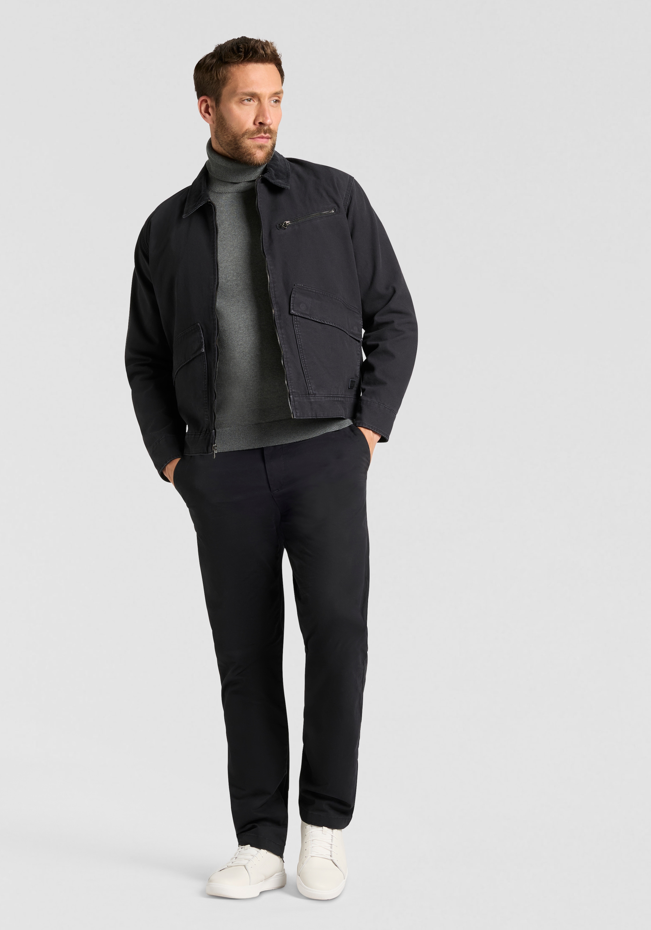 Timberland Veste courte »Strafford Washed Canvas Jacket« 1 cuis tlg. in grossen Grössen