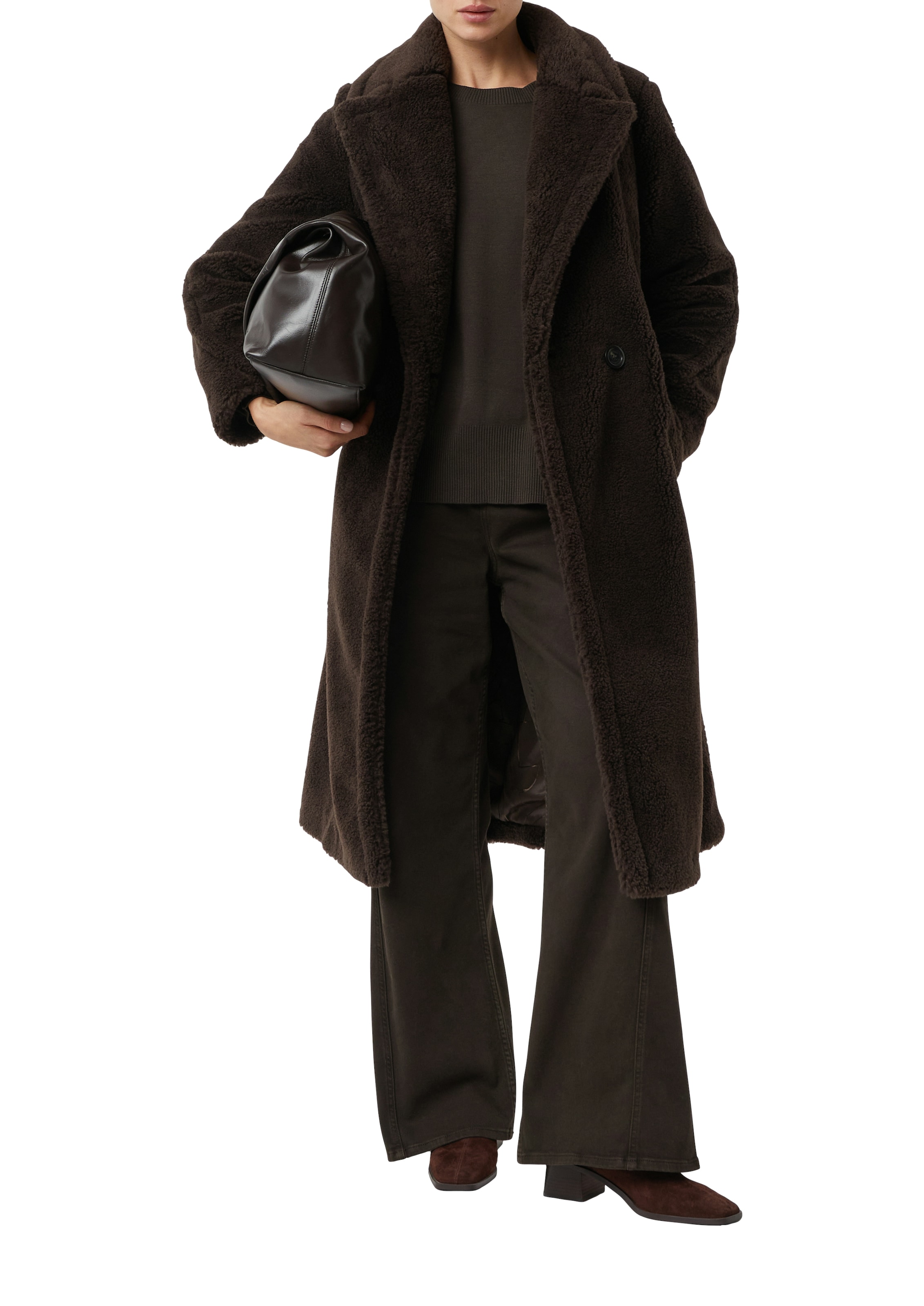 Comma Pull en tricot mit Rippbündchen