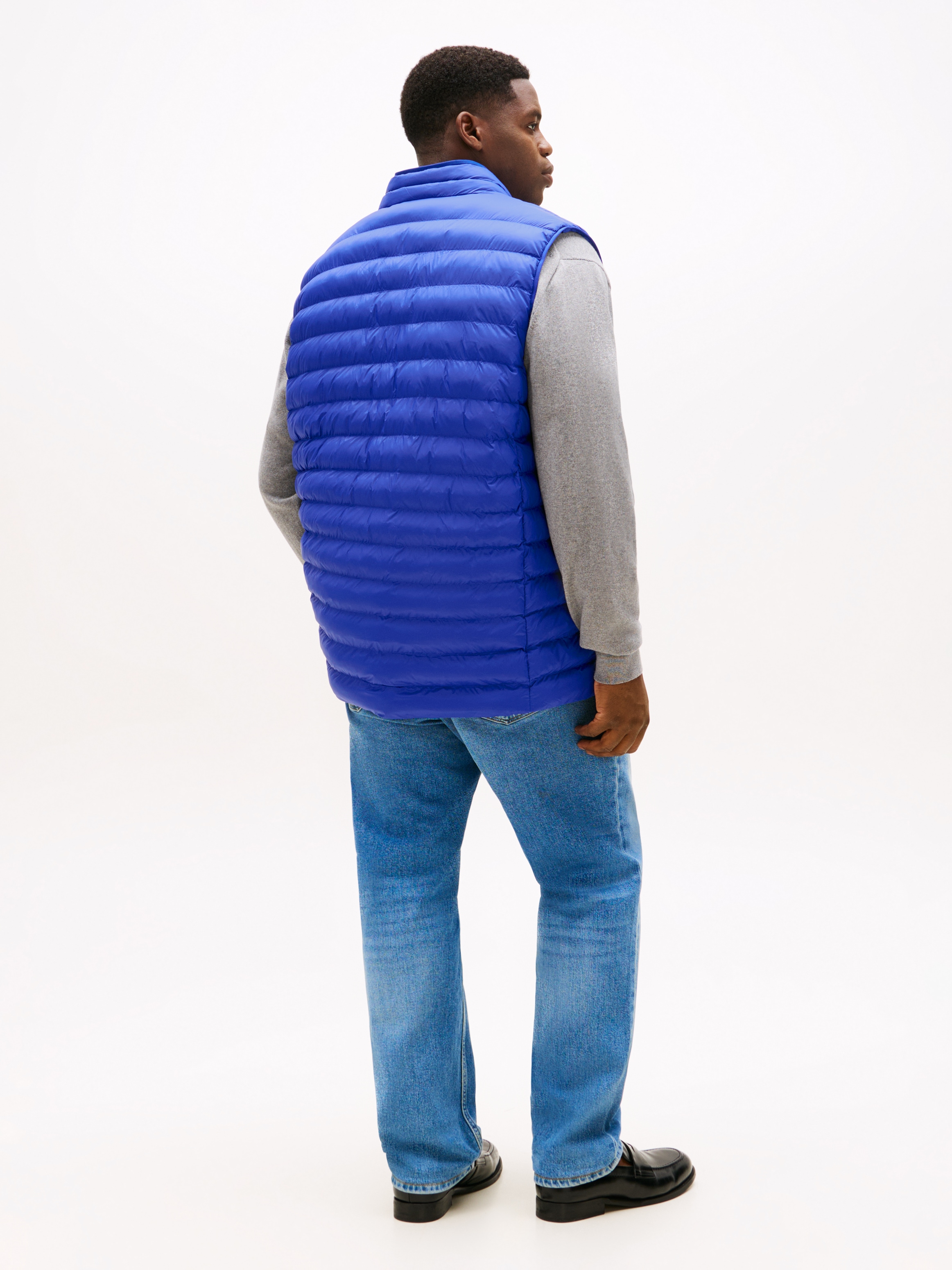 Tommy Hilfiger Big & Tall Steppweste »BT-PACKABLE RECYCLED VEST-B«, in Grossen Grössen, Logostickerei