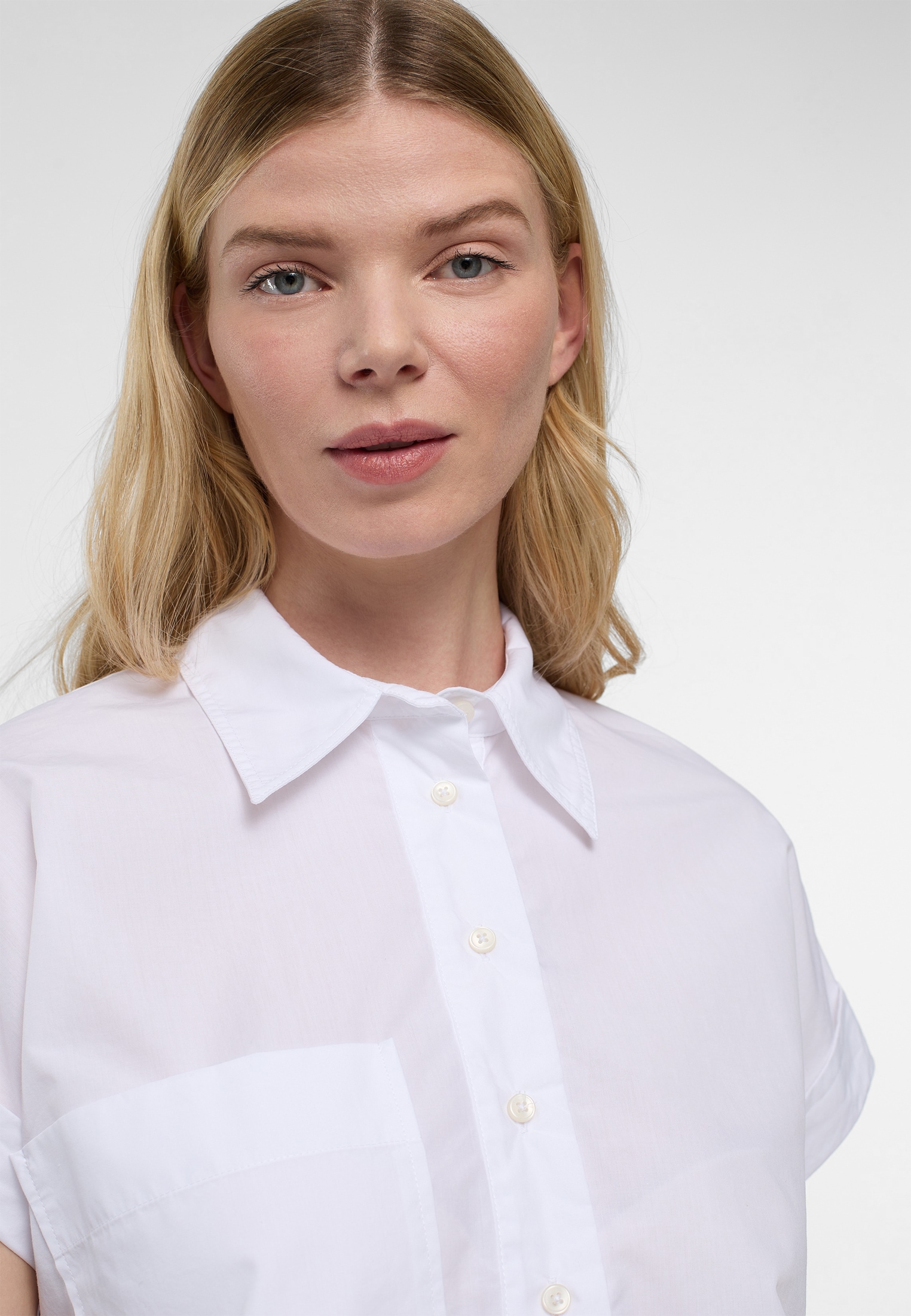 Eterna Hemdbluse »LOOSE FIT« EASY IRON (bügelleicht)