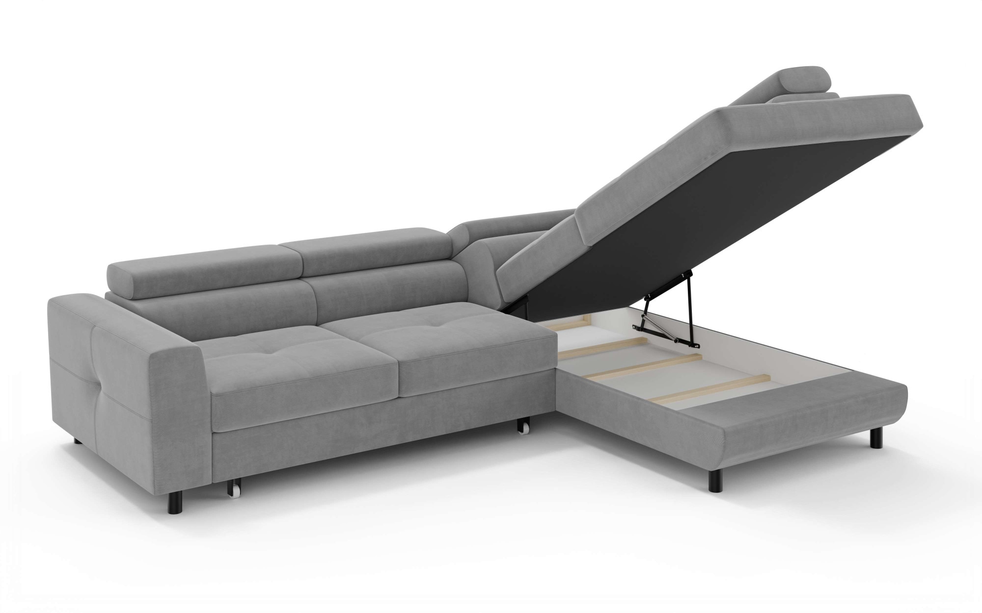 GOODproduct Ecksofa »AADEN Schlafsofa 254 cm - OTTO. Verlässliche Qualität.« mit Bettfunktion und Bettkasten, Ottomane rechts/links bestellbar