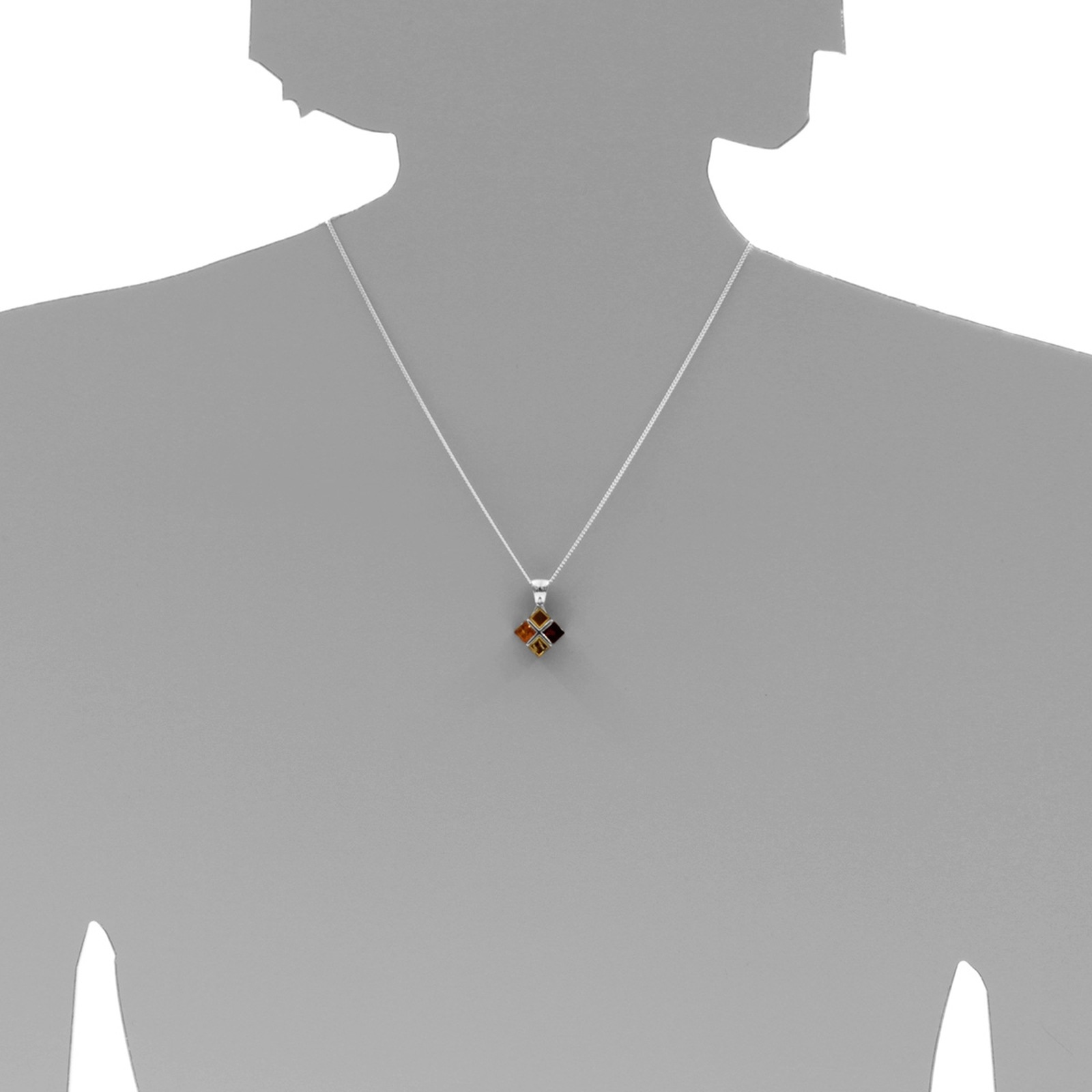 OSTSEE-SCHMUCK Pendentif chaîne »Ostsee-Schmuck Anhänger Würfel 11 mm Anhänger Würfel 11 mm« 1 cuis tlg.