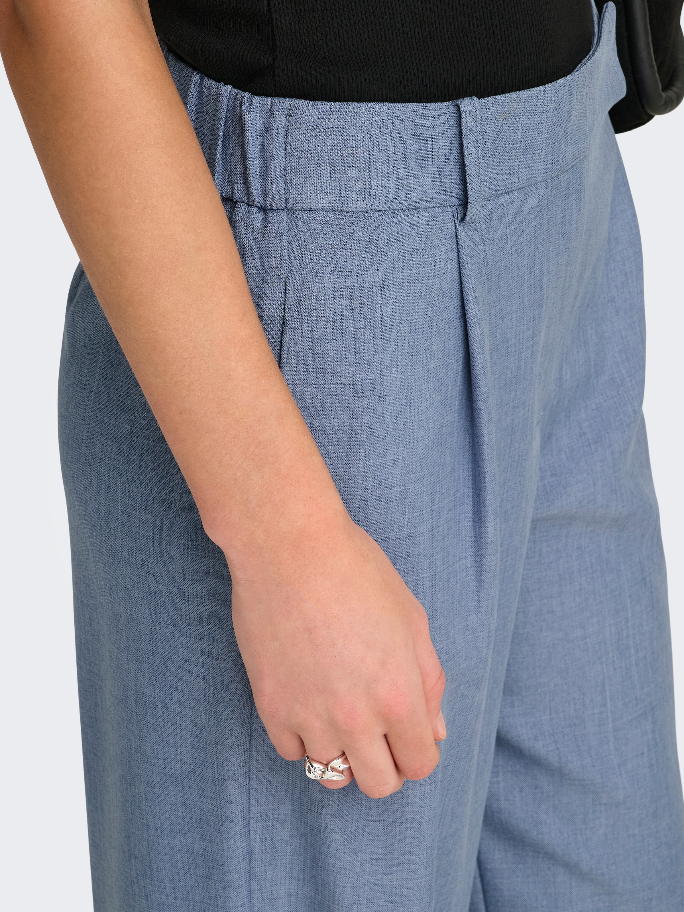 ONLY Pantalon de costume »ONLLINDA HW STR MEL PANTS TLR NOOS«