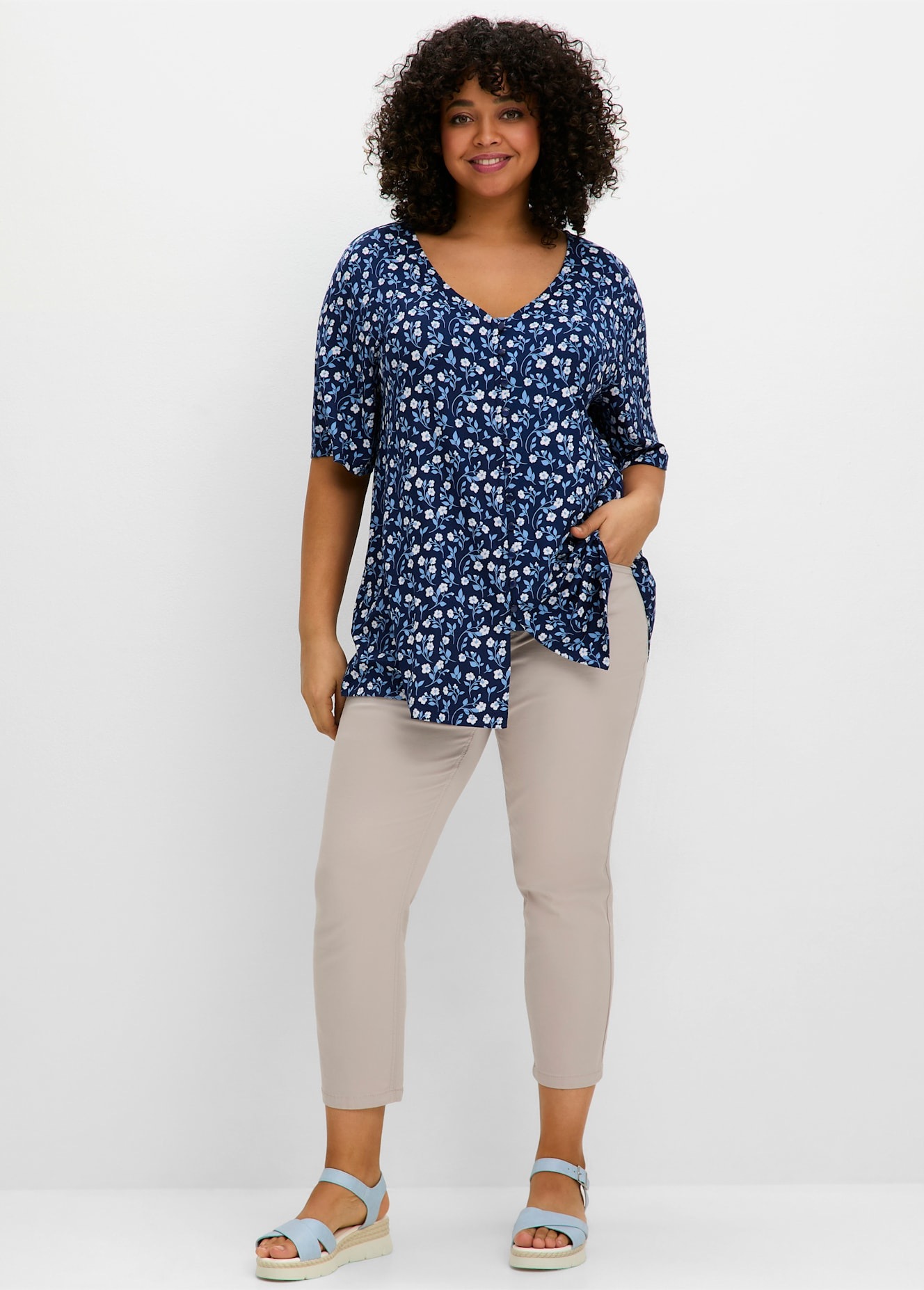 Sheego T-Shirt "T-Shirt" 1 Stk.