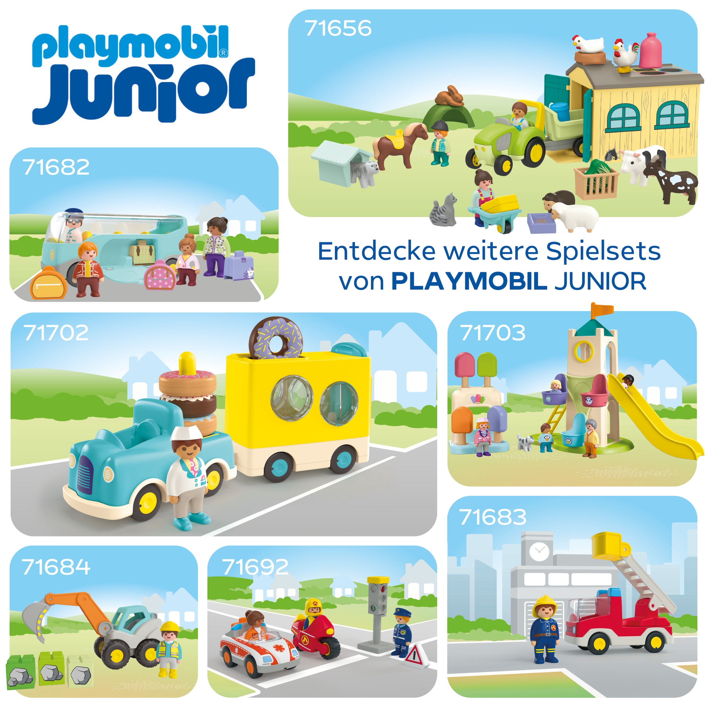 Playmobil® Konstruktions-Spielset »Meine Mitnehm-Arche Noah (71681), JUNIOR« Made in Europe