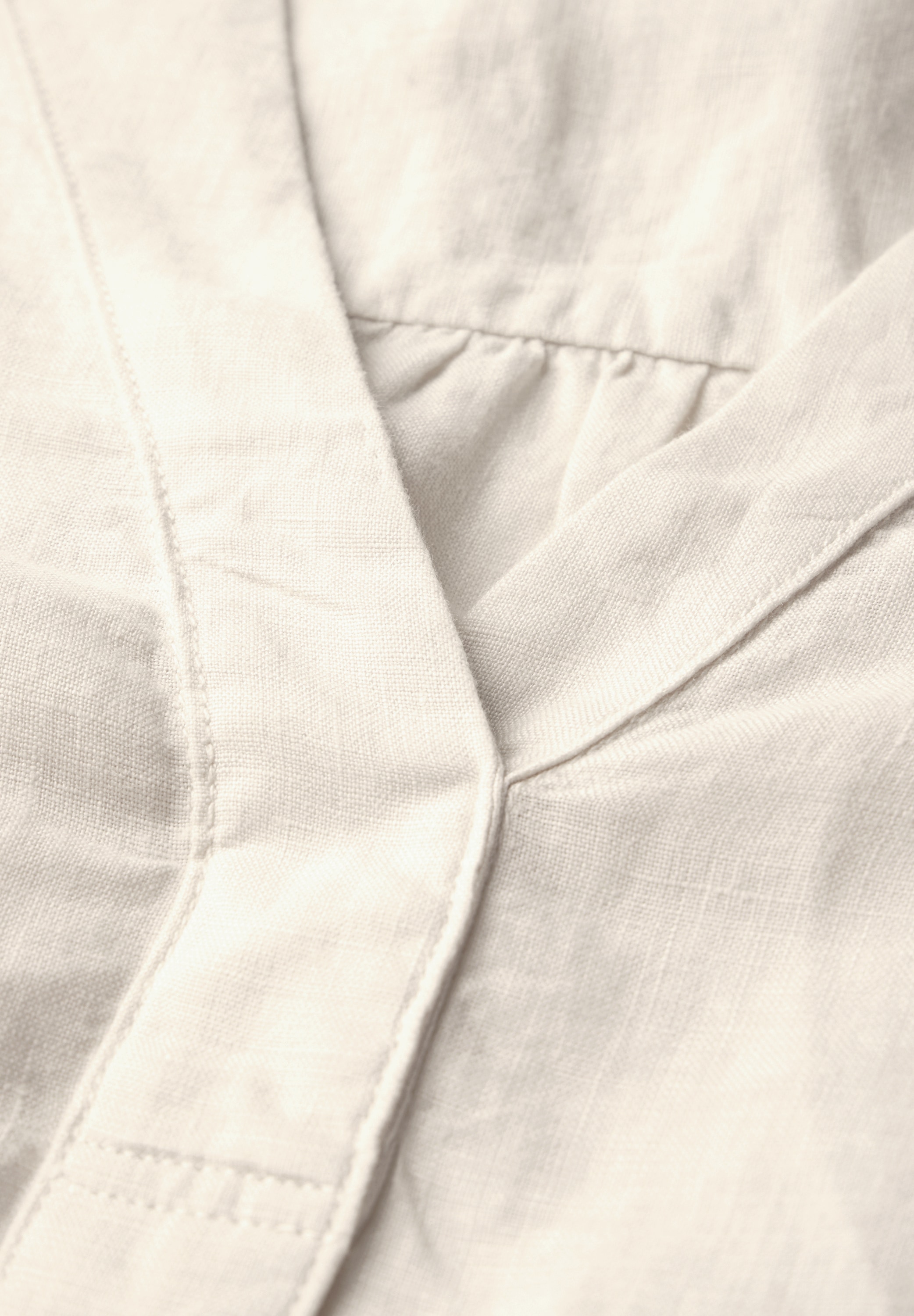 STREET ONE Midikleid, 3/4-Arm aus Leinen