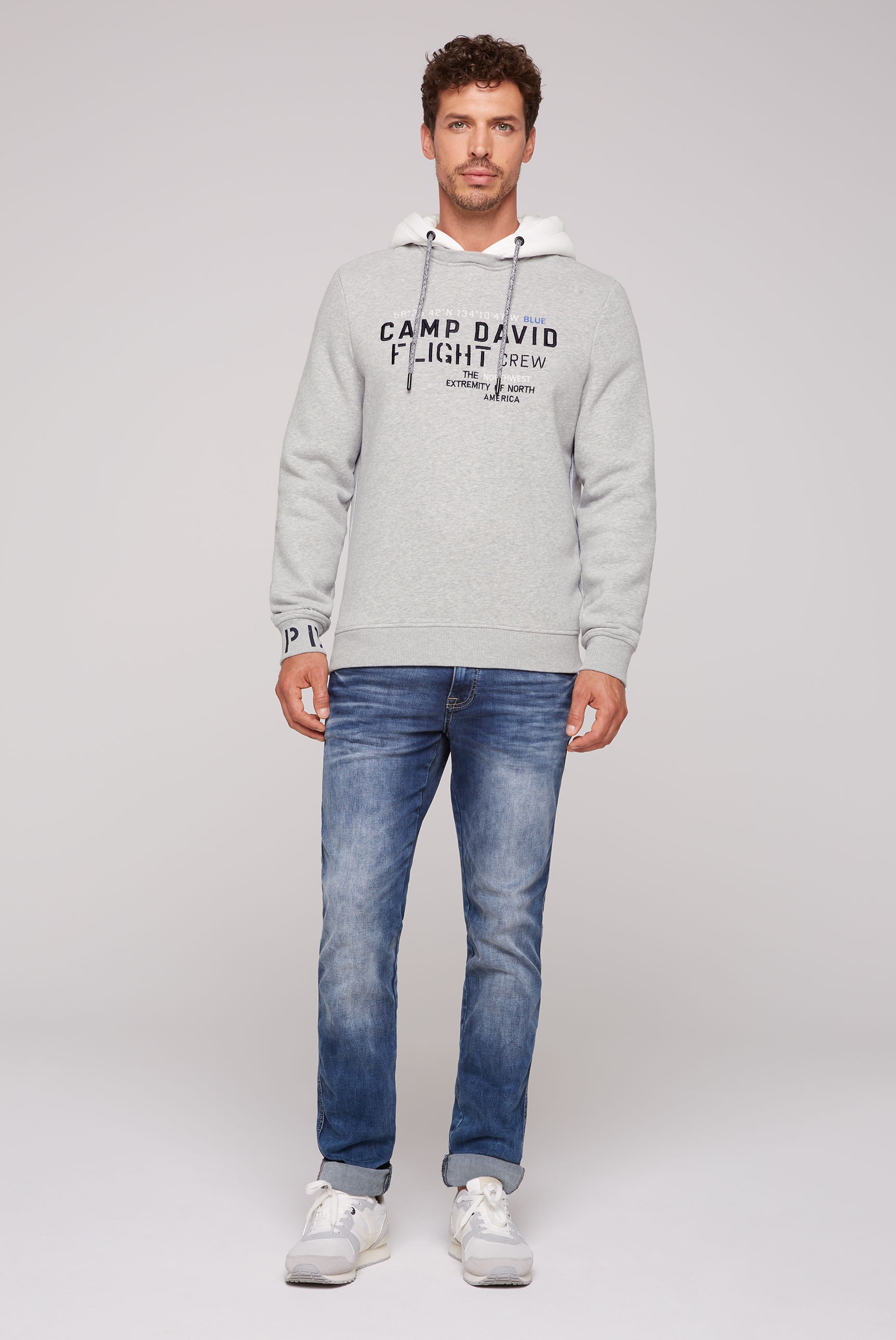 CAMP DAVID Kapuzensweatshirt, mit Frontprint