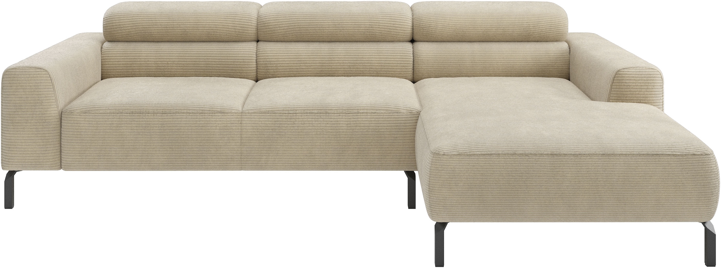 Image of Home affaire Ecksofa "Antonelli, L-Form, inkl. Kopfteilverstellung, Breite 258 cm" wahlweise elektrische Sitztiefenverstellung