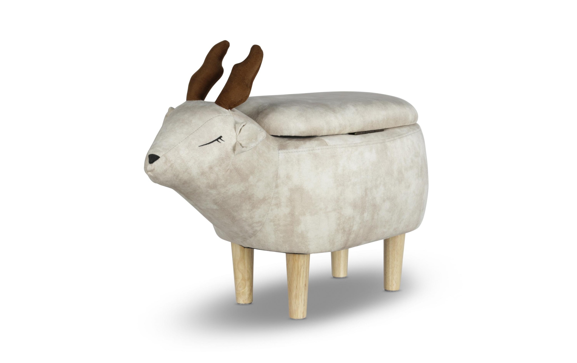 Hocker »zoosy Rentier Yuna Grau«