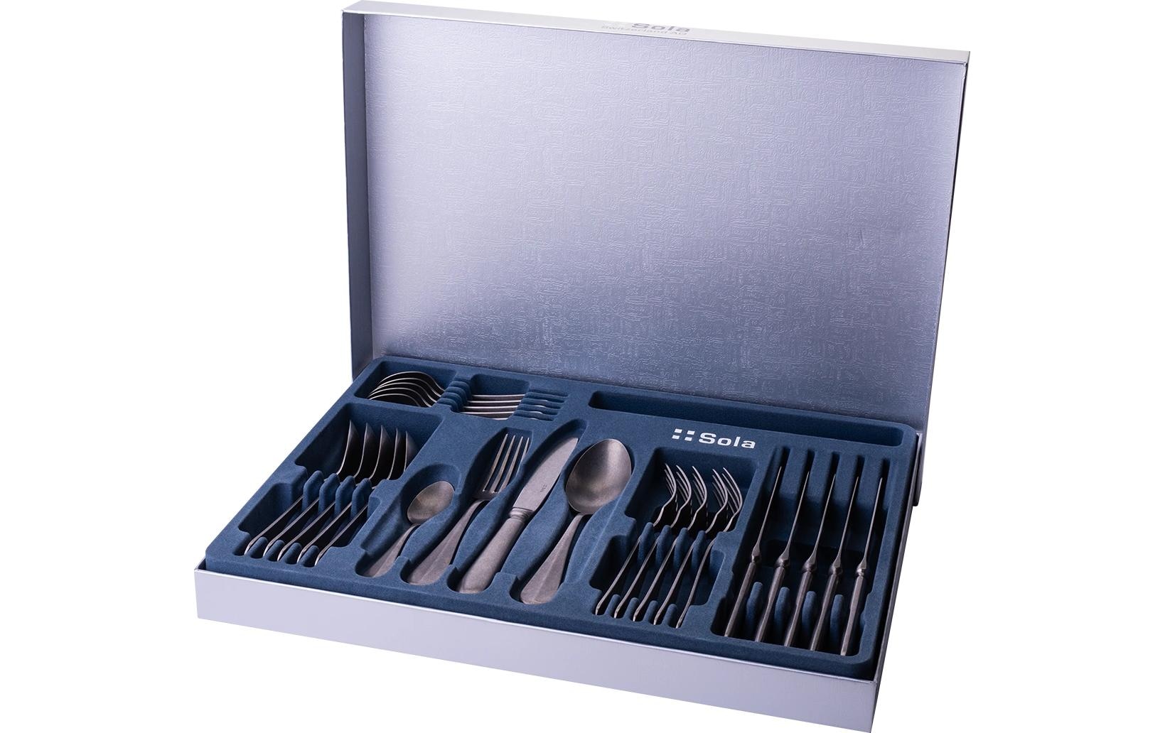 Sola Set de couverts »Baguette Vintage, matt, 24-tlg.« Spülmaschinenfest