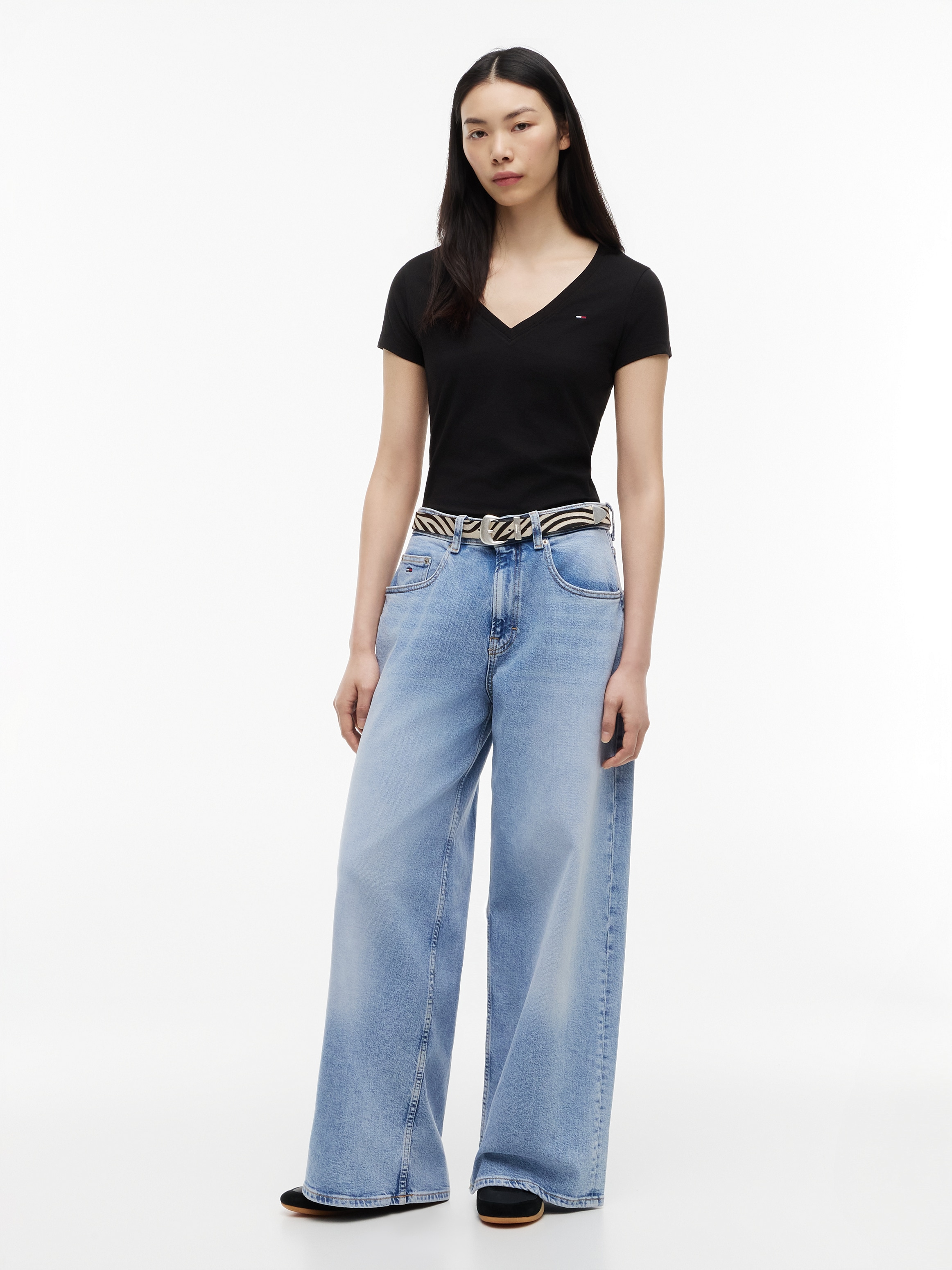 Tommy Jeans T-shirt en V »TJW 3PACK V-NECK TEE« Paquet, , 3 Baumwolle, V-Ausschnitt, 3 Stück im Set