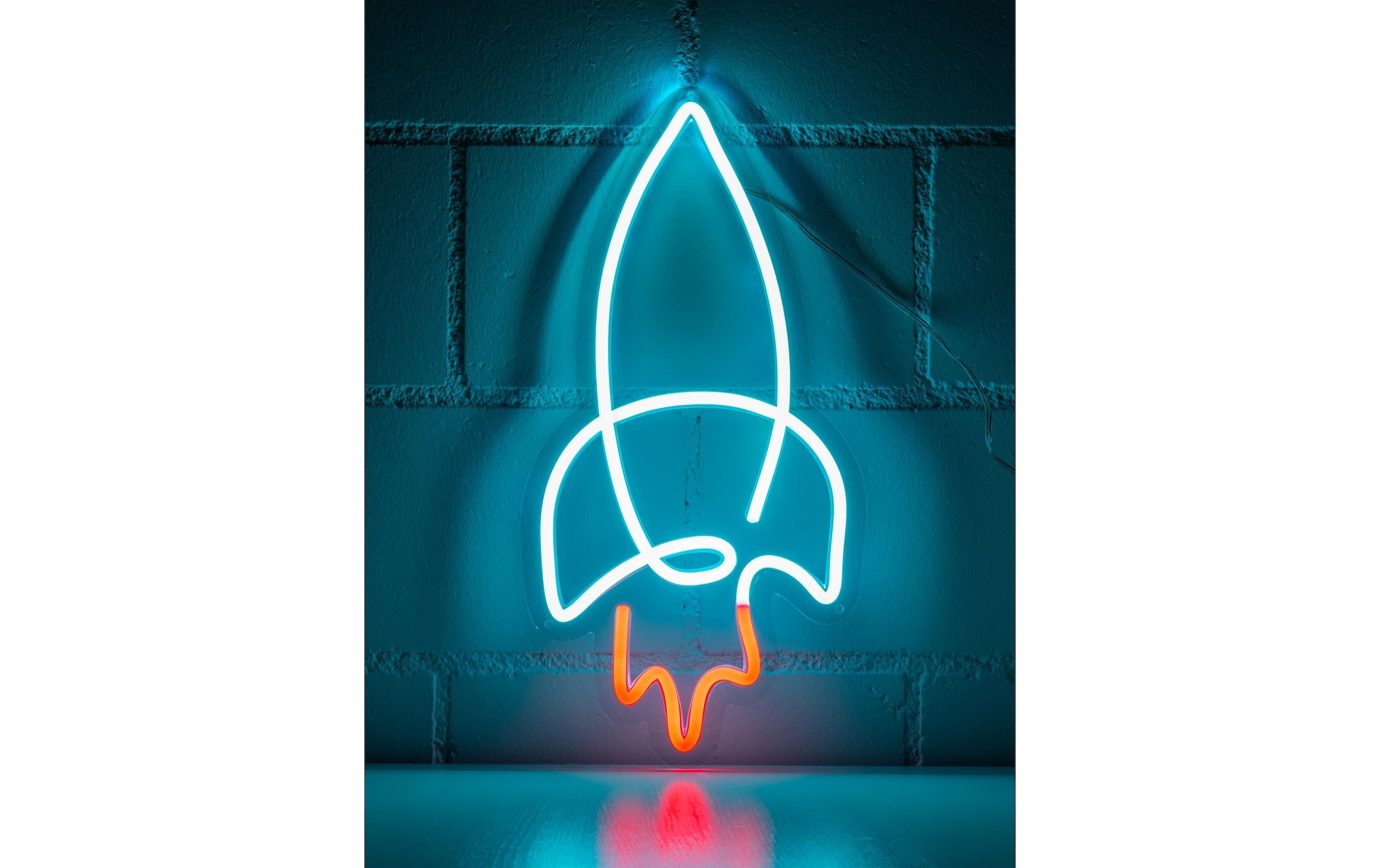 Dekolicht »Vegas Lights Rakete 25 x 30 cm«