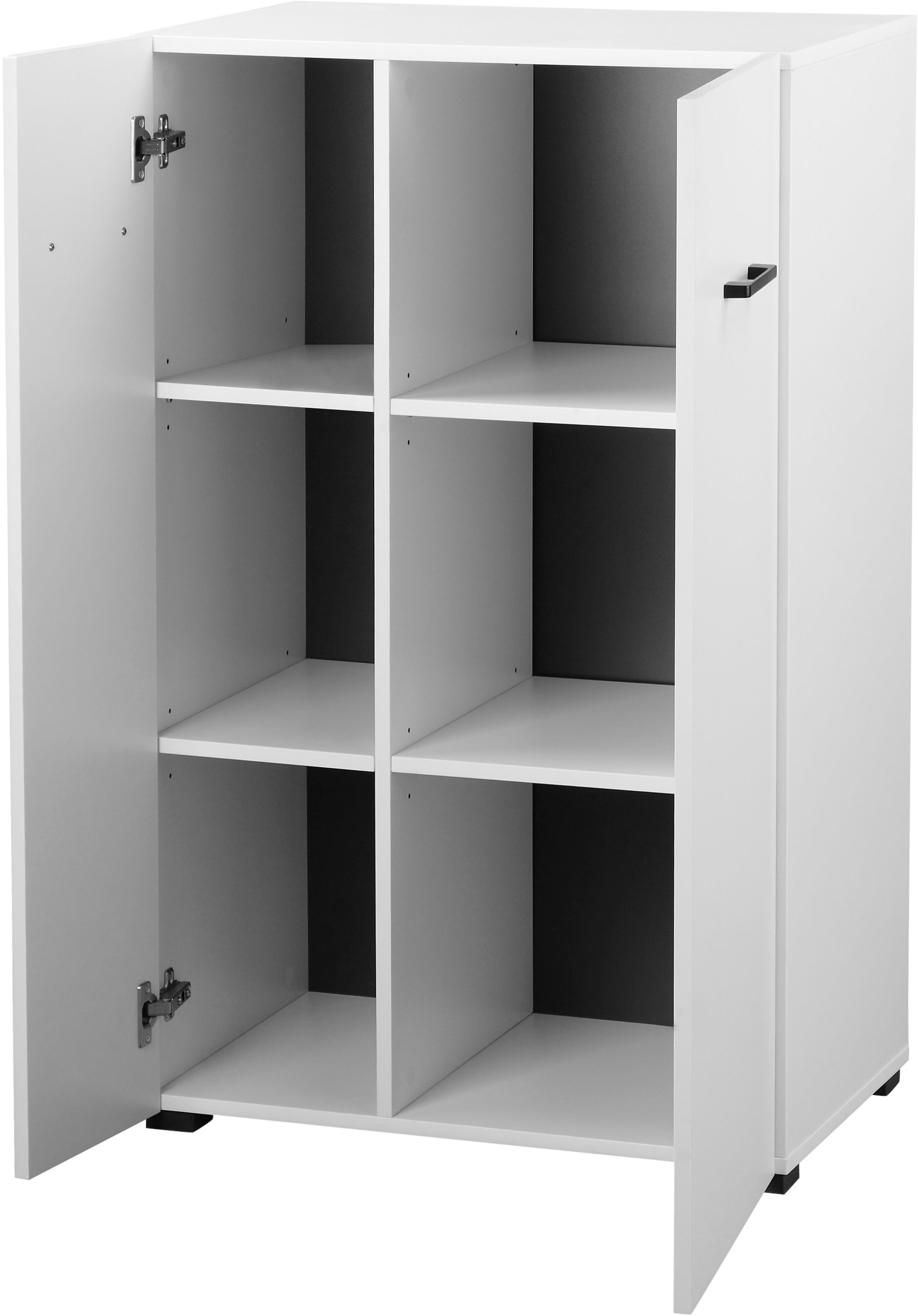 Places of Style Aktenschrank »Moid; Mehrzweckschrank,«, moderne Kommode mit viel Stauraum, Masse 64,5 x 41,5 x 106 cm