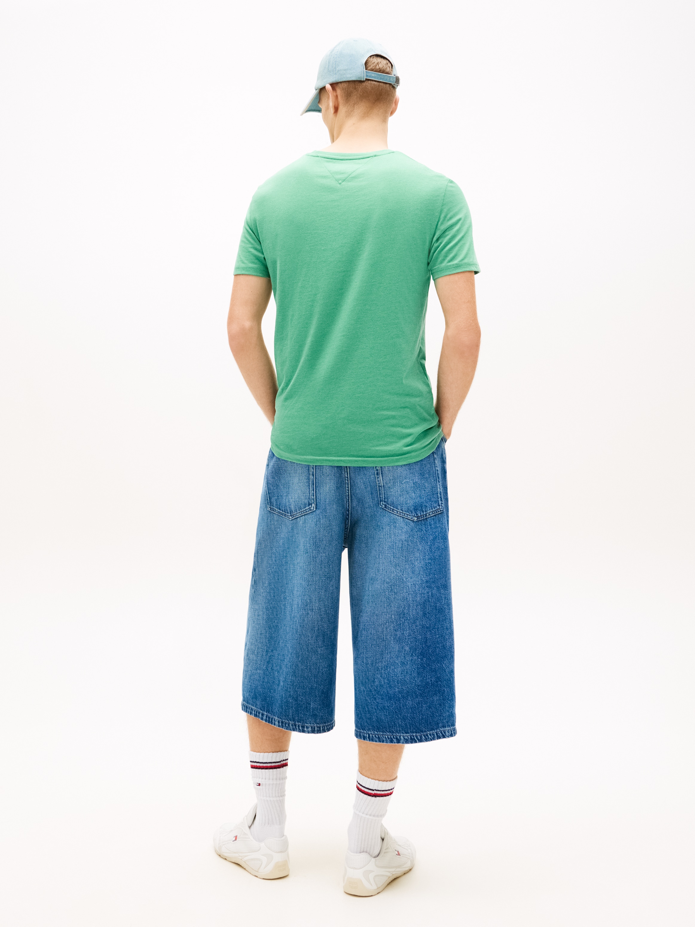 Tommy Jeans T-Shirt »TJM XSLIM JASPE HTR TEE EXT« Mit Rundhalsausschnitt