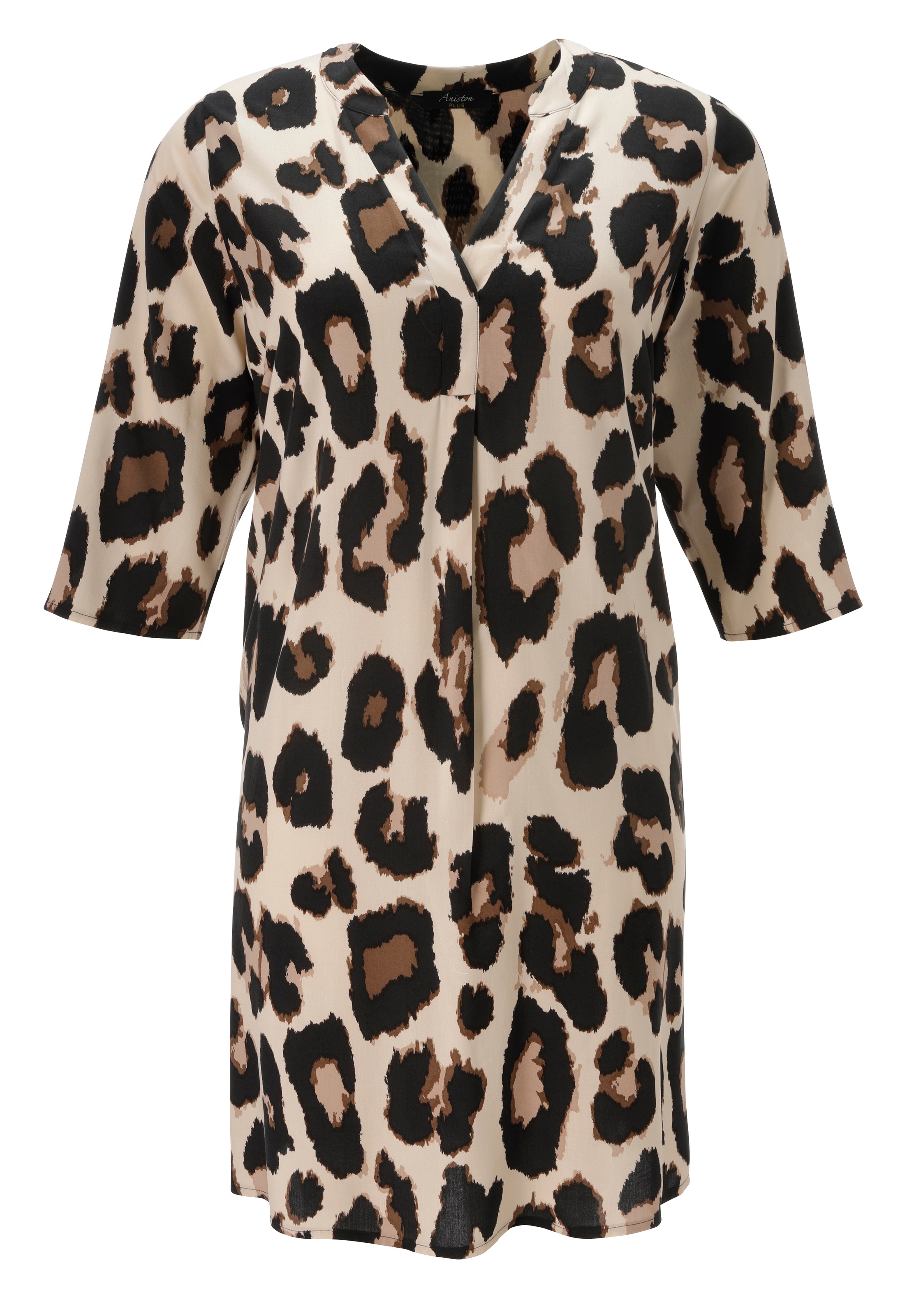 Aniston PLUS Robe imprimée mit tollem Leoprint - NEUE KOLLEKTION