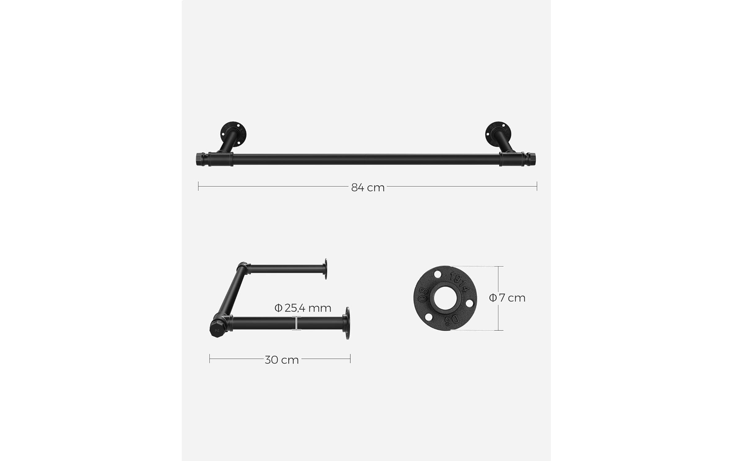 SONGMICS Porte-manteau mural »2 Stück 84 cm x 7 cm« 2 cuis tlg.