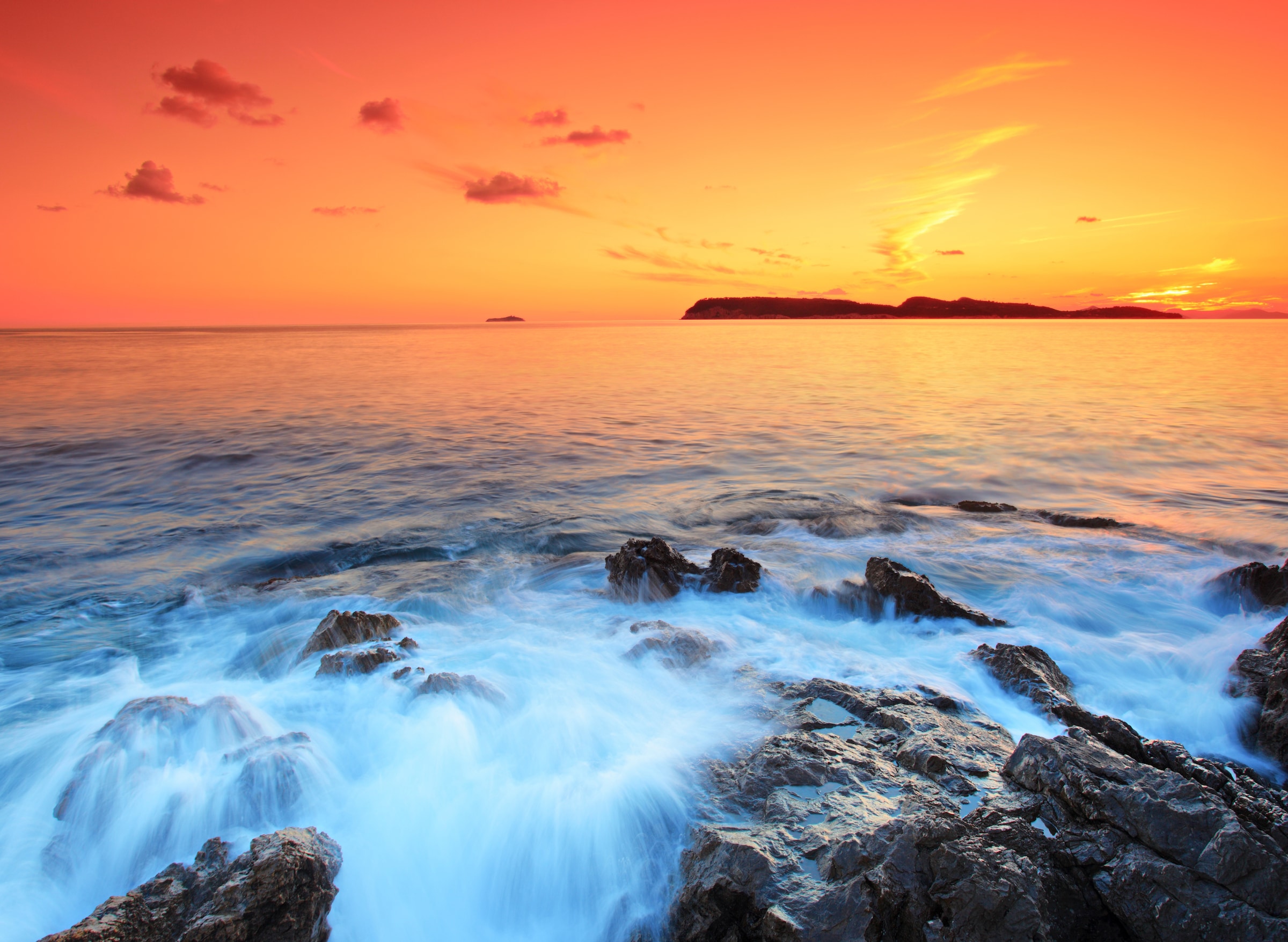 Image of Papermoon Fototapete "Dubrovnik Sunset" glatt