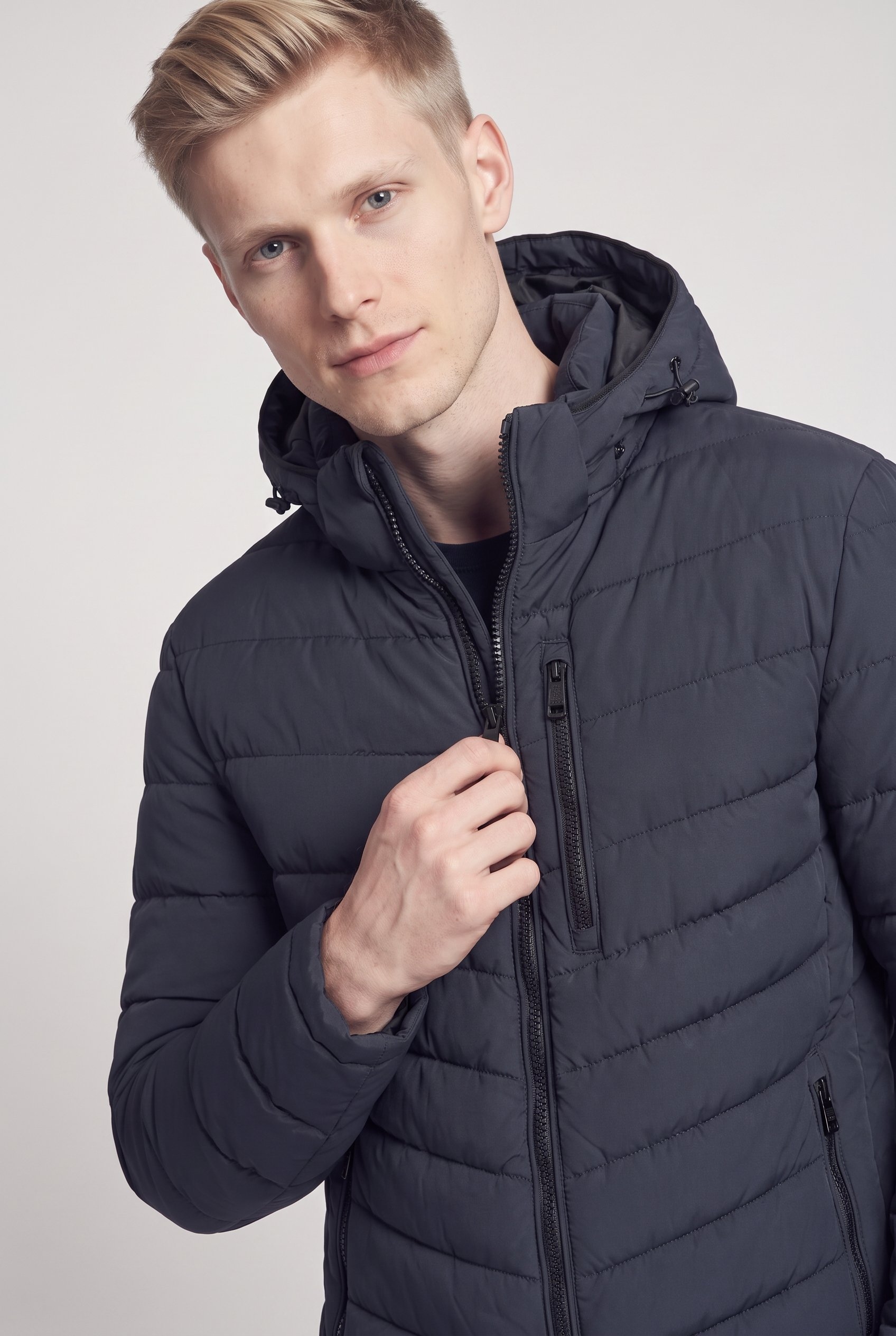 Image of CASAMODA Steppjacke mit Kapuze Winterjacke mit Kapuze
