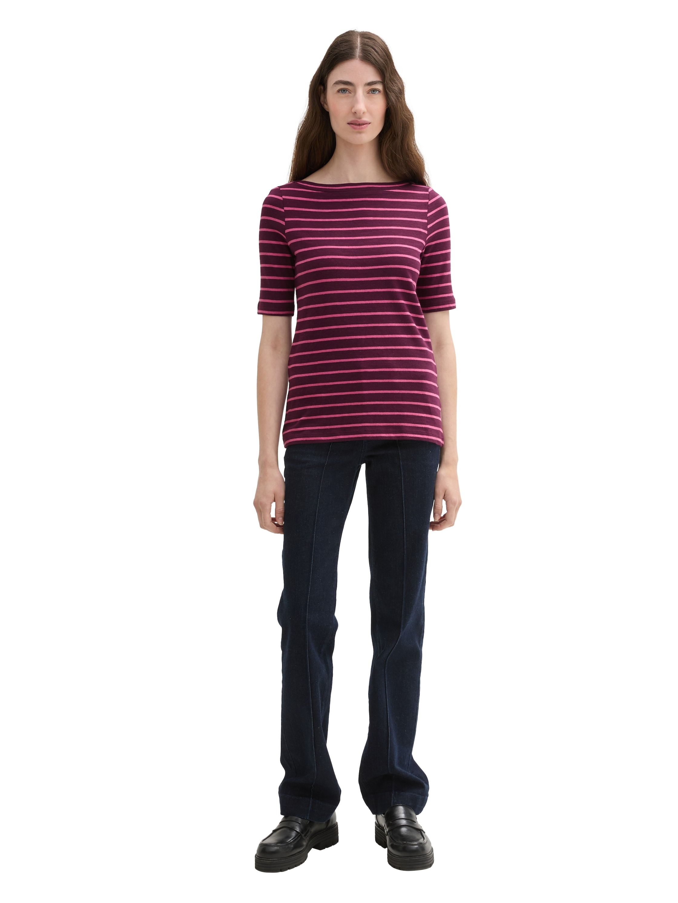 TOM TAILOR T-Shirt lässige Streifenoptik