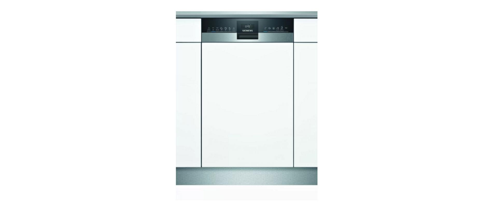 Image of SIEMENS Standgeschirrspüler »SR55ZS«, SR55ZS11ME iQ500, Glasschon-System, Höhenverstellbarer Oberkorb, Restzeitanzeige, Maschinenpflegeprogramm, Startzeitvorwahl, Wasserschutzsystem (Aquastop) bei Ackermann Versand Schweiz