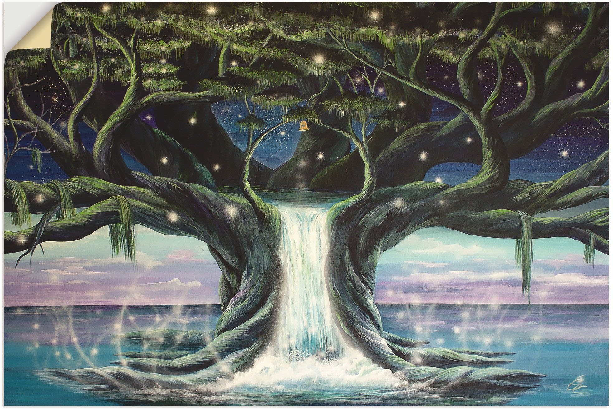 Artland Wandbild »Der Baum der Alubild, versch. Landschaften, in Wandaufkleber kaufen St.), oder Poster Leinwandbild, bequem Seelen«, Grössen als (1