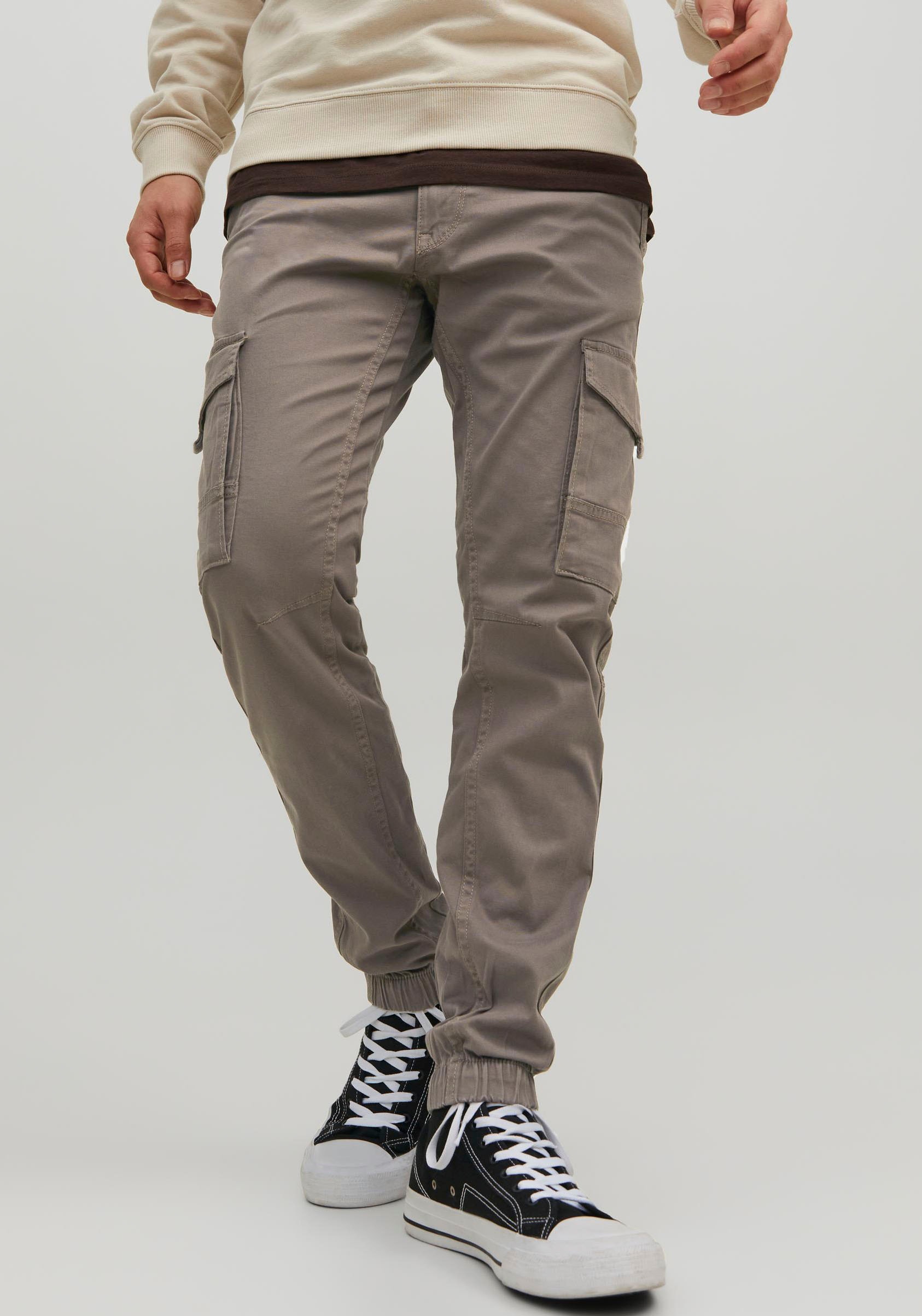 Jack & Jones Pantalon cargo »JPSTPAUL JJFLAKE CARGO NOOS«  Baumwollmischung, regular fit